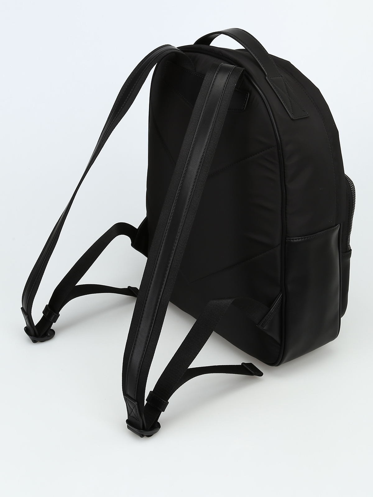 Backpacks Emporio Armani - Technical fabric and faux leather backpack -  Y4O188YMA9J81073