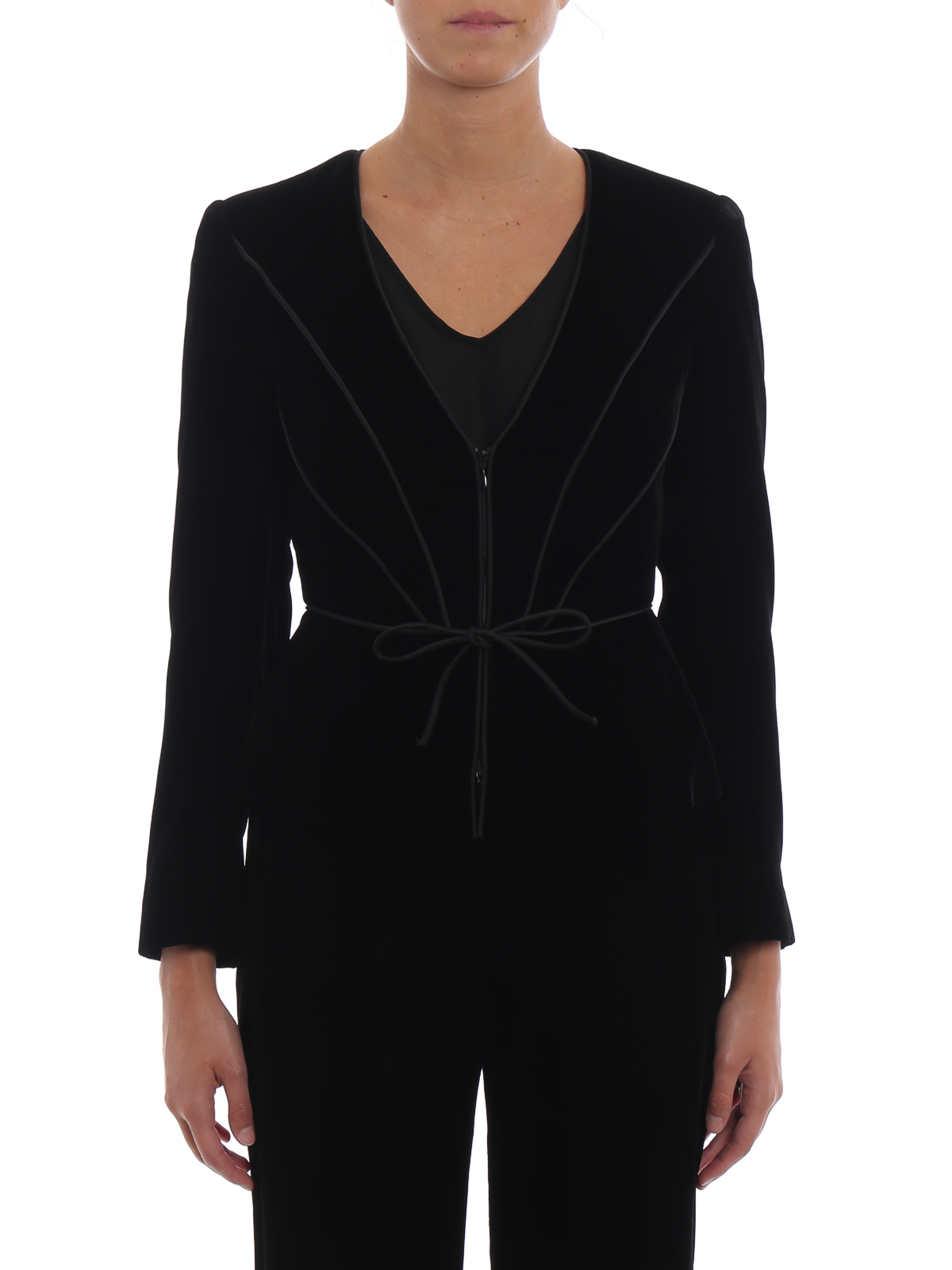 emporio armani velvet jacket