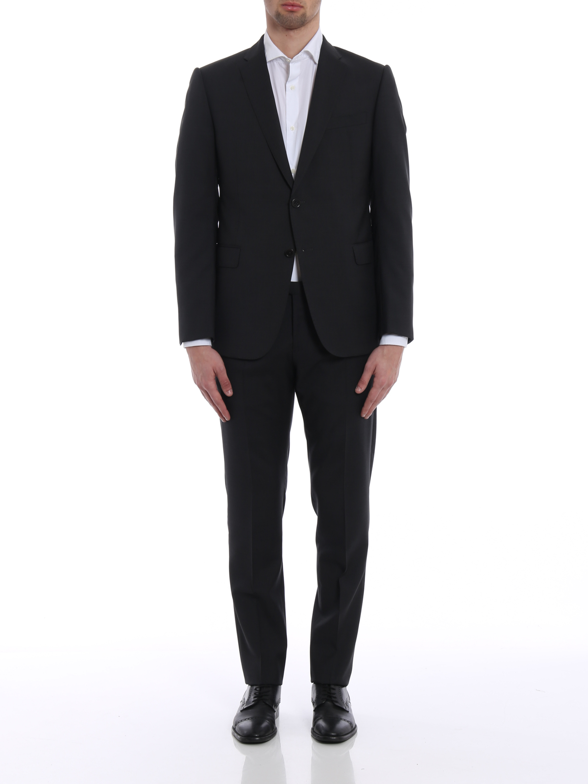 Formal suits Emporio Armani - Wool gauze tailored formal suit ...