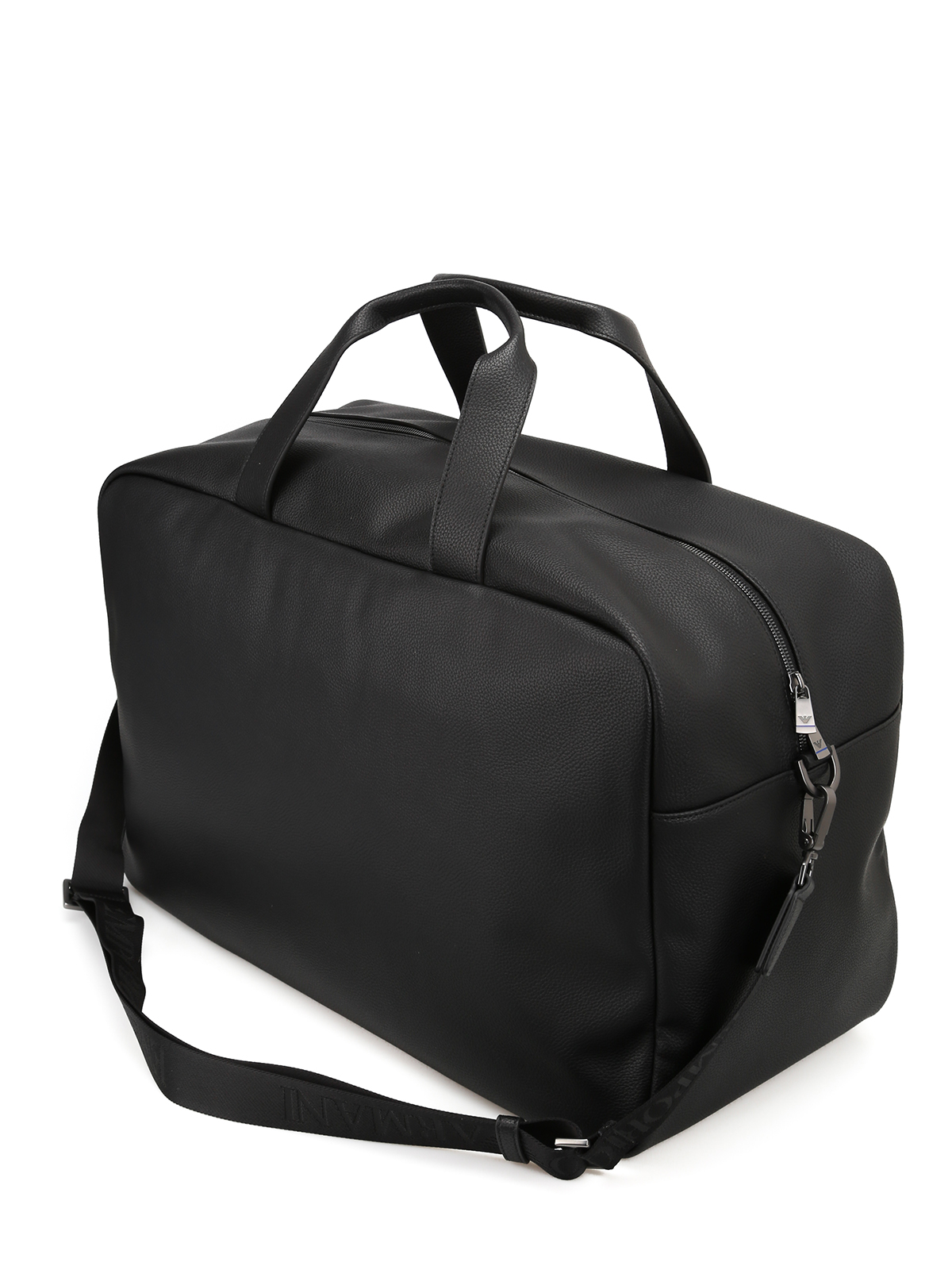 Luggage & Travel bags Emporio Armani - Black faux leather travel bag -  Y4Q083YG89J81072
