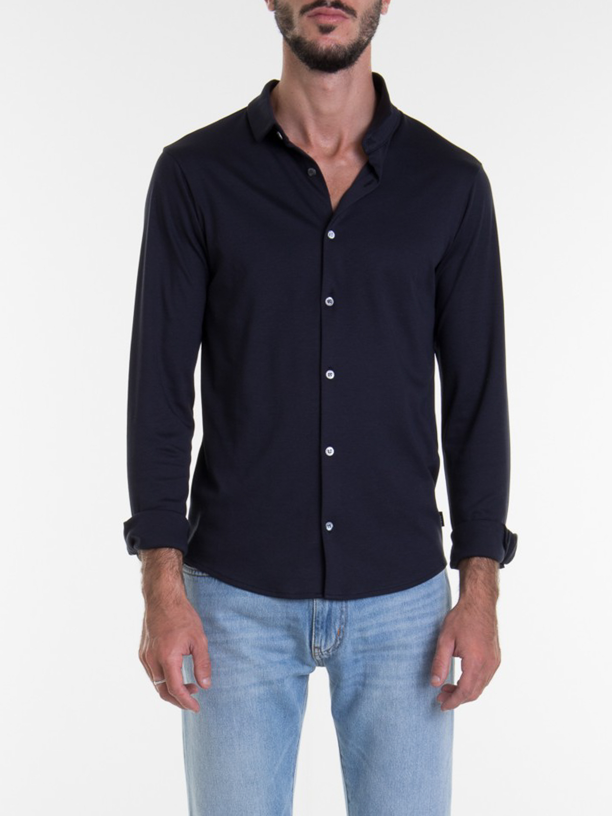 Bloesem Buitenlander Gewaad Hemden Emporio Armani - Hemd - Blau - 8N1CH61JPRZ0922 | iKRIX Shop online