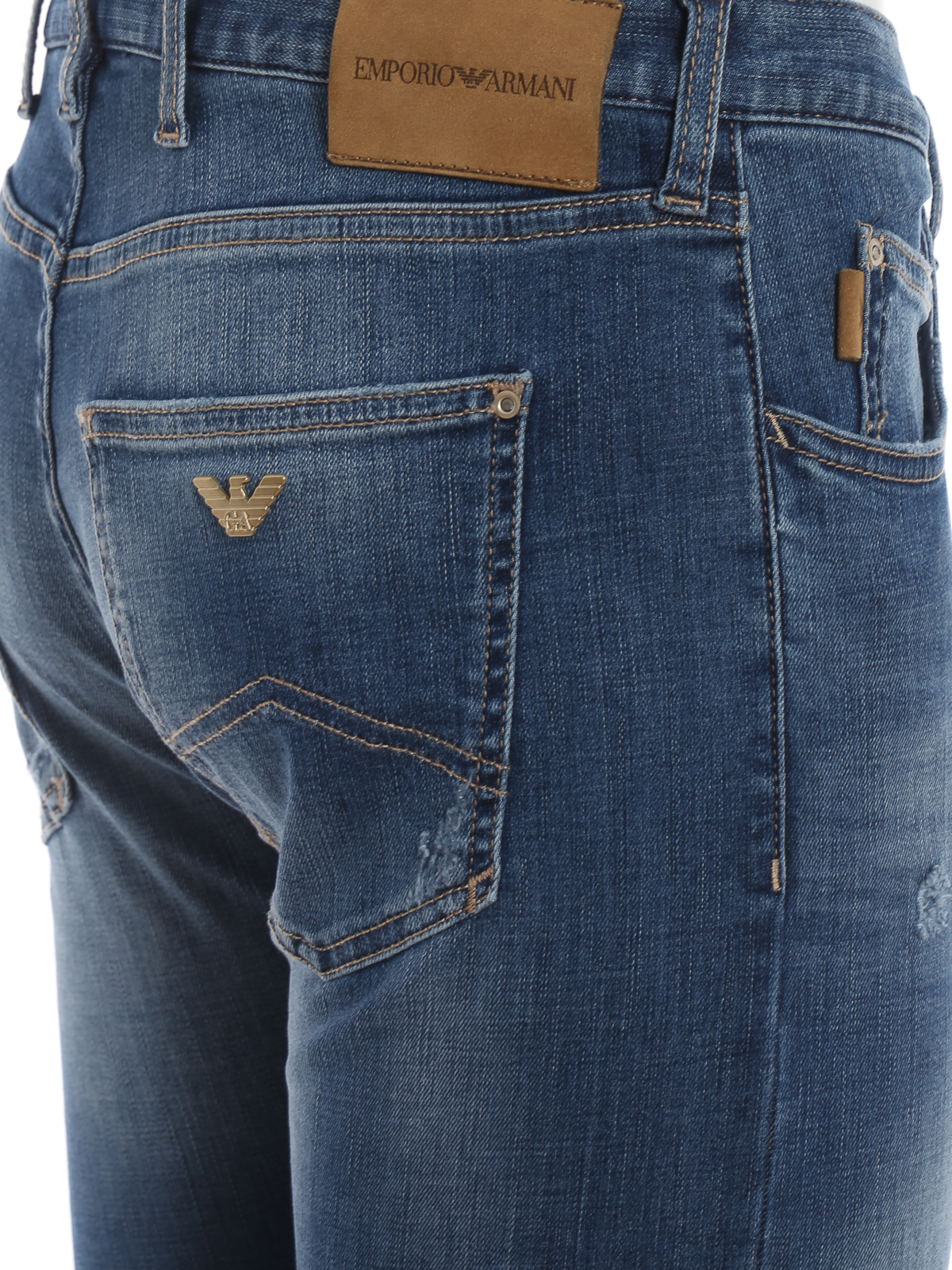 lamp Verward Schelden Skinny jeans Emporio Armani - J10 faded extra slim fit jeans -  3G1J101D5MZ0941