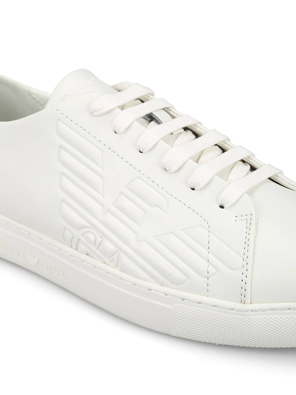 emporio armani white shoes