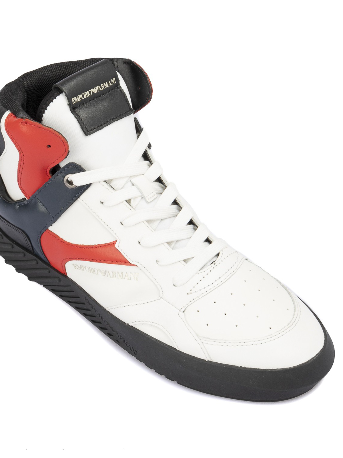 emporio armani high top sneakers