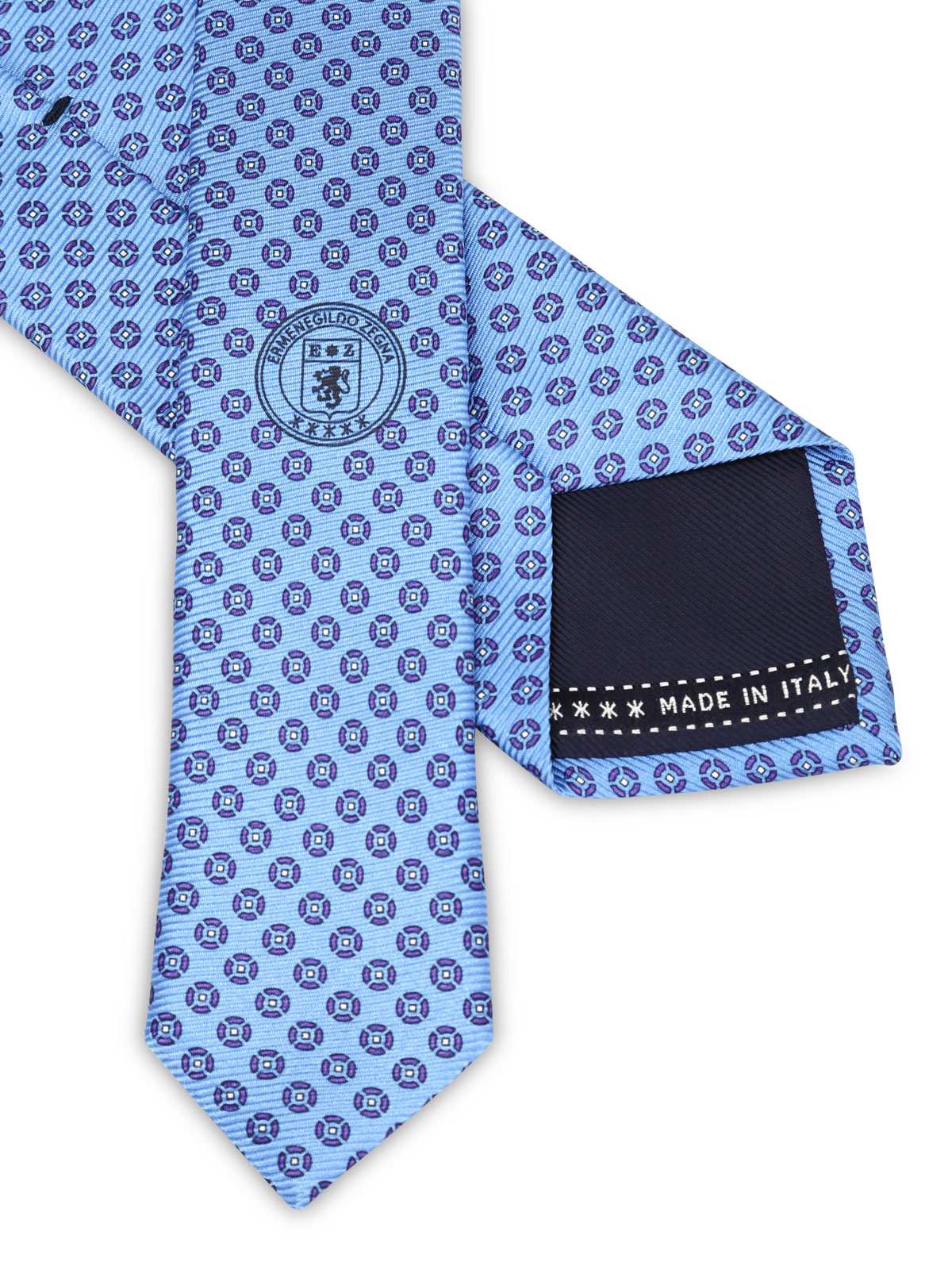 Ties & bow ties Ermenegildo Zegna - Micro pattern silk tie - Z8A161L7B