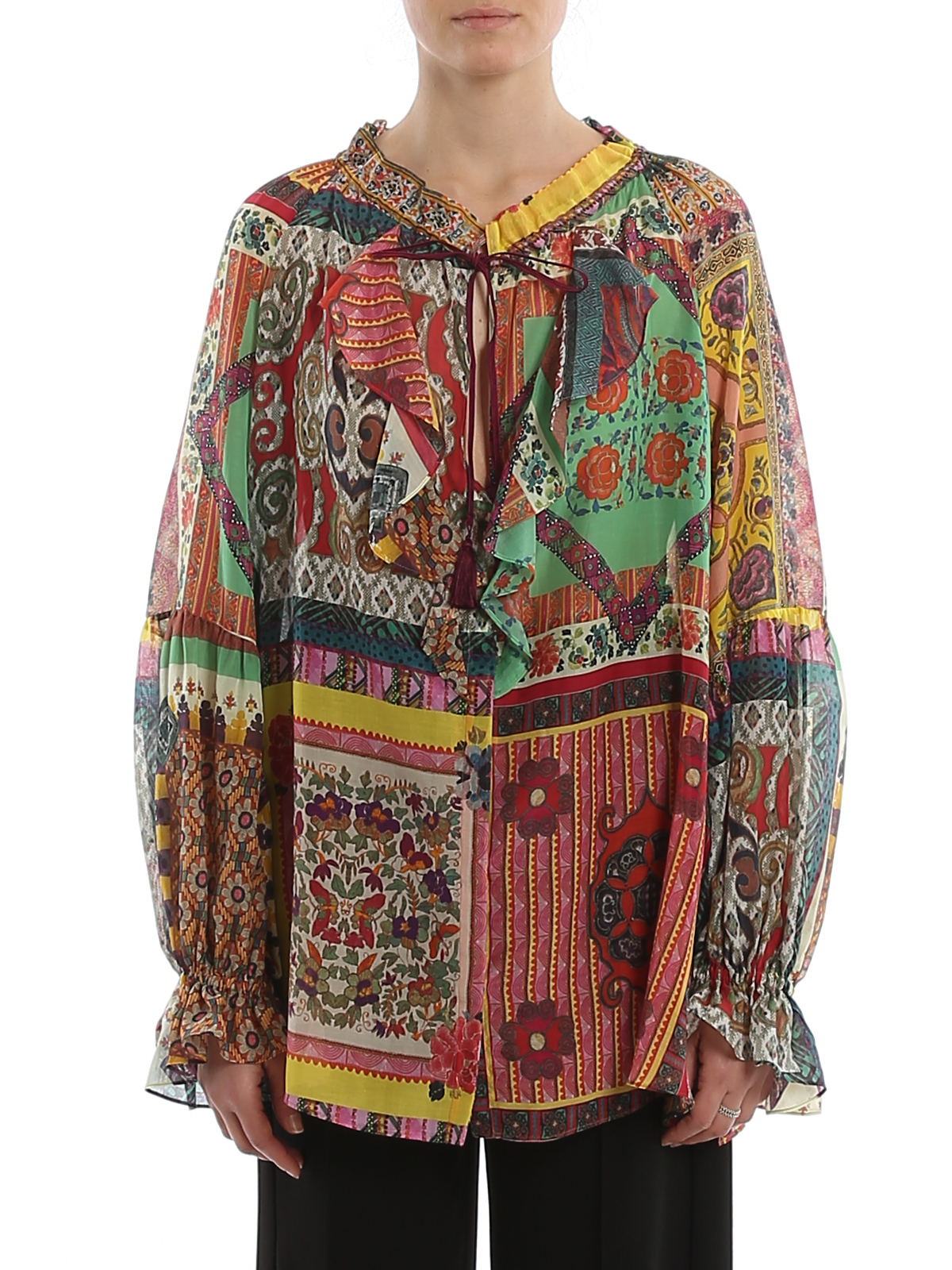etro patchwork shirt