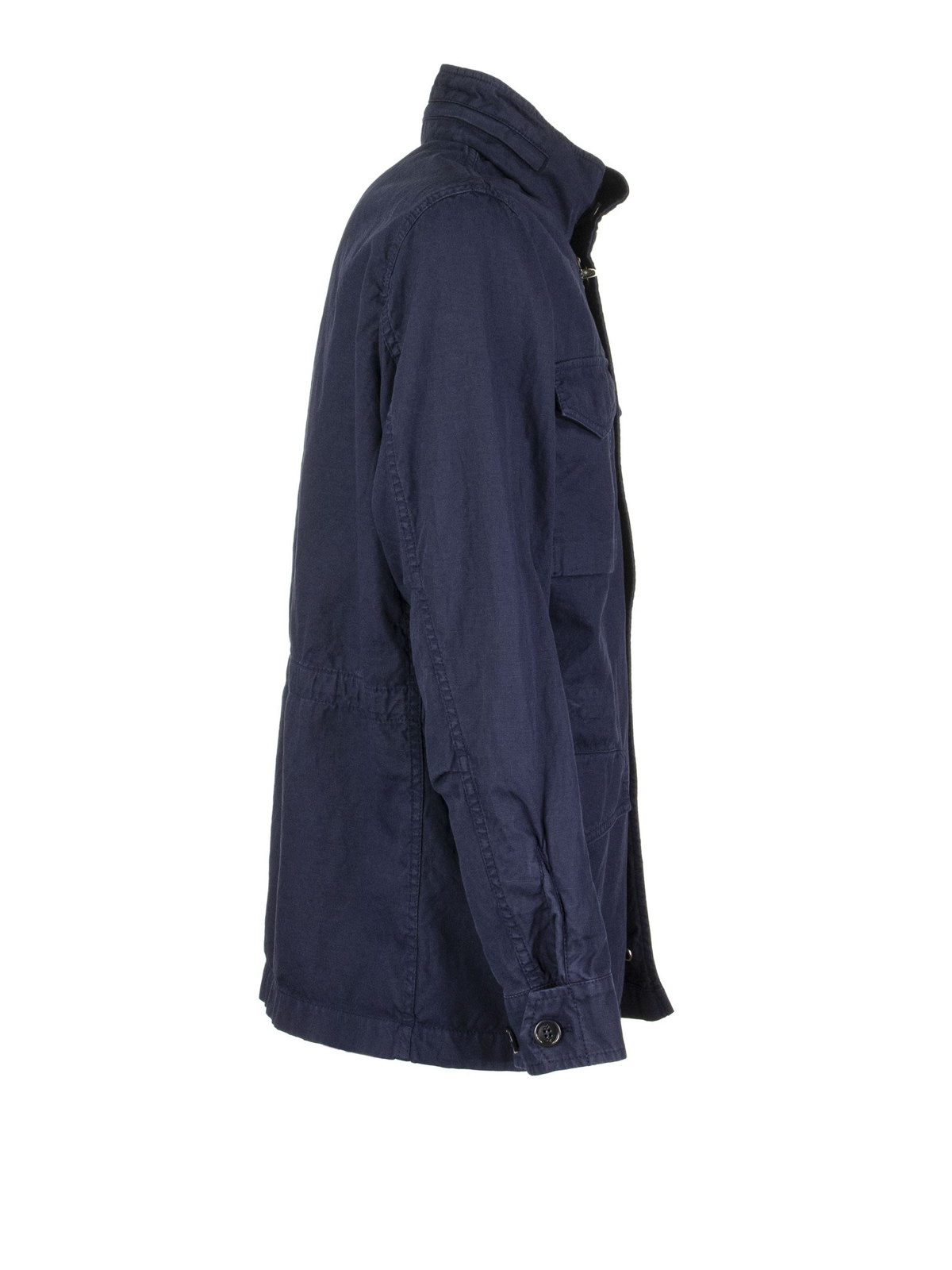Fay - Coated canvas field jacket - casual jackets - NAM0640009TRR1U807