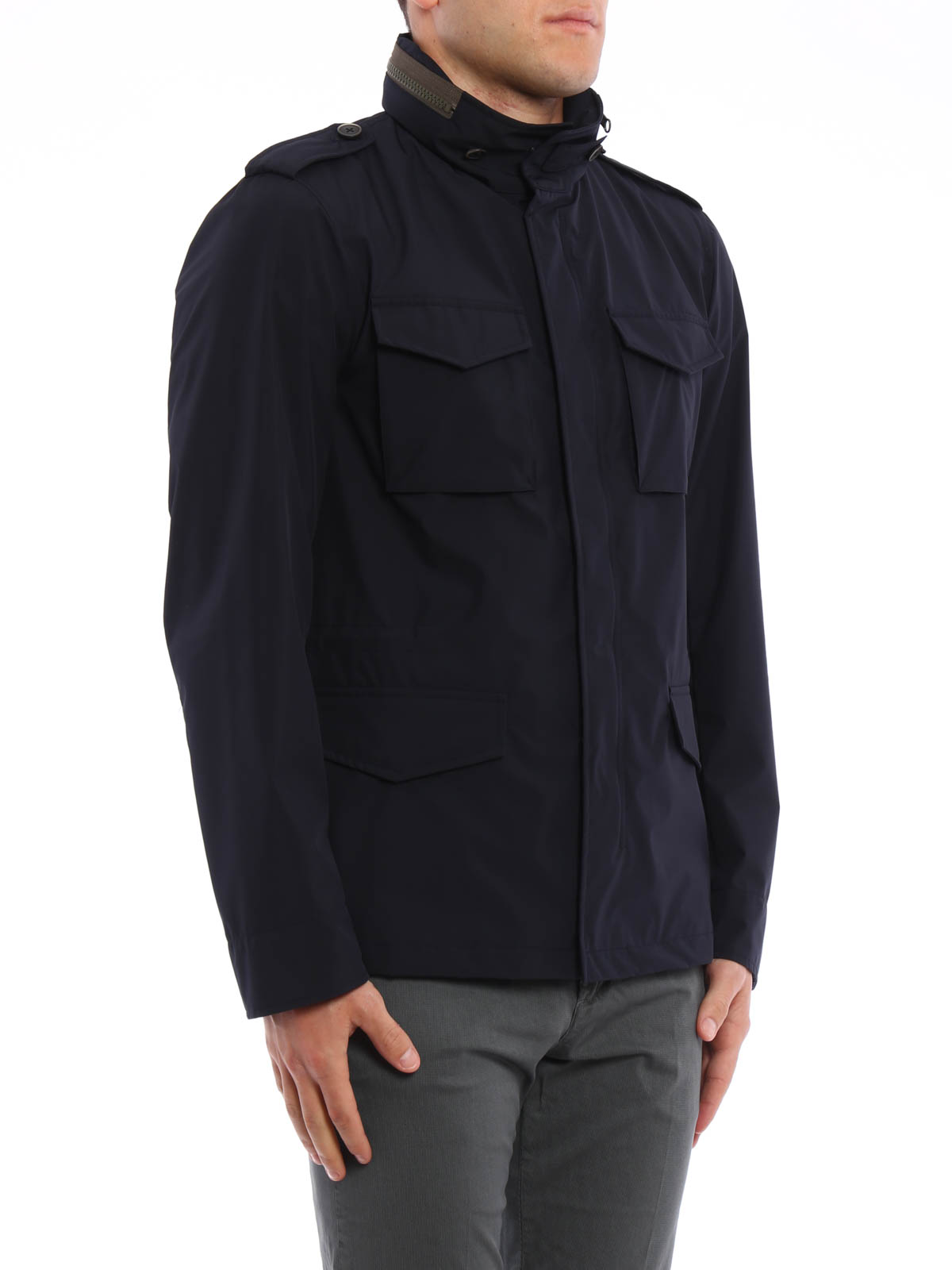 Casual jackets Fay - Unlined waterproof field jacket - NAM06320340MCUU809