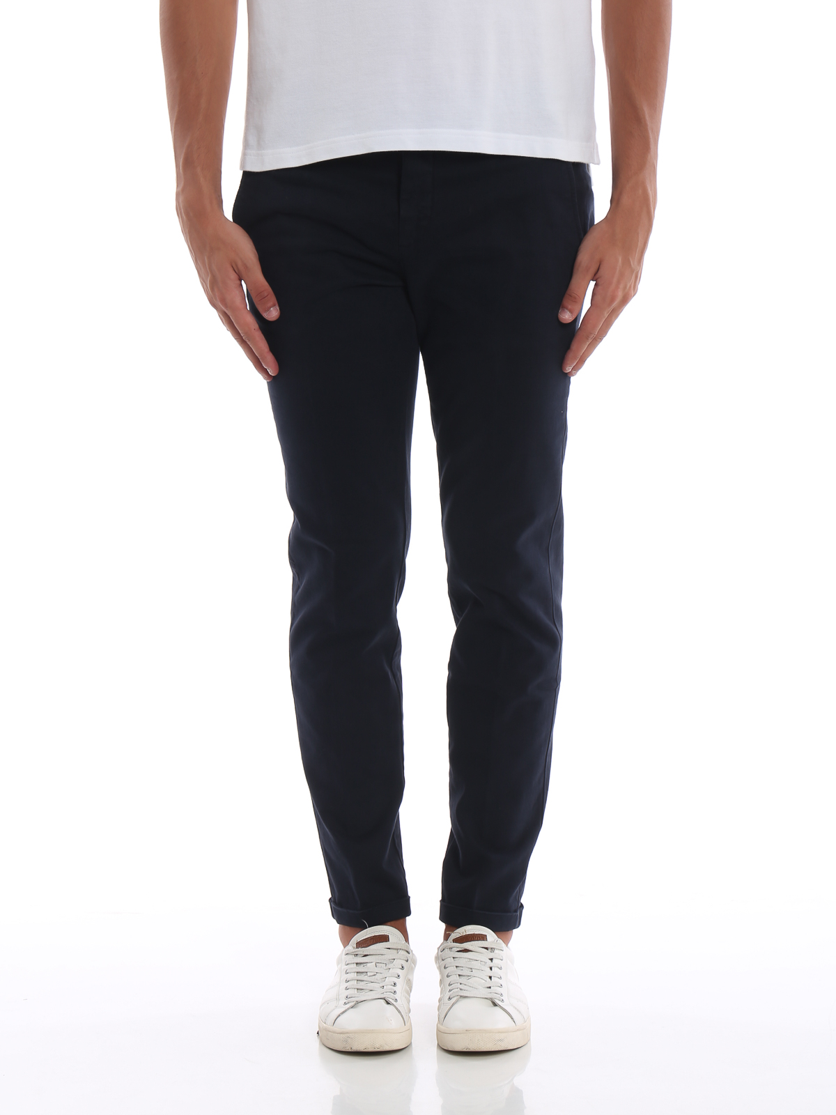 dark blue slacks