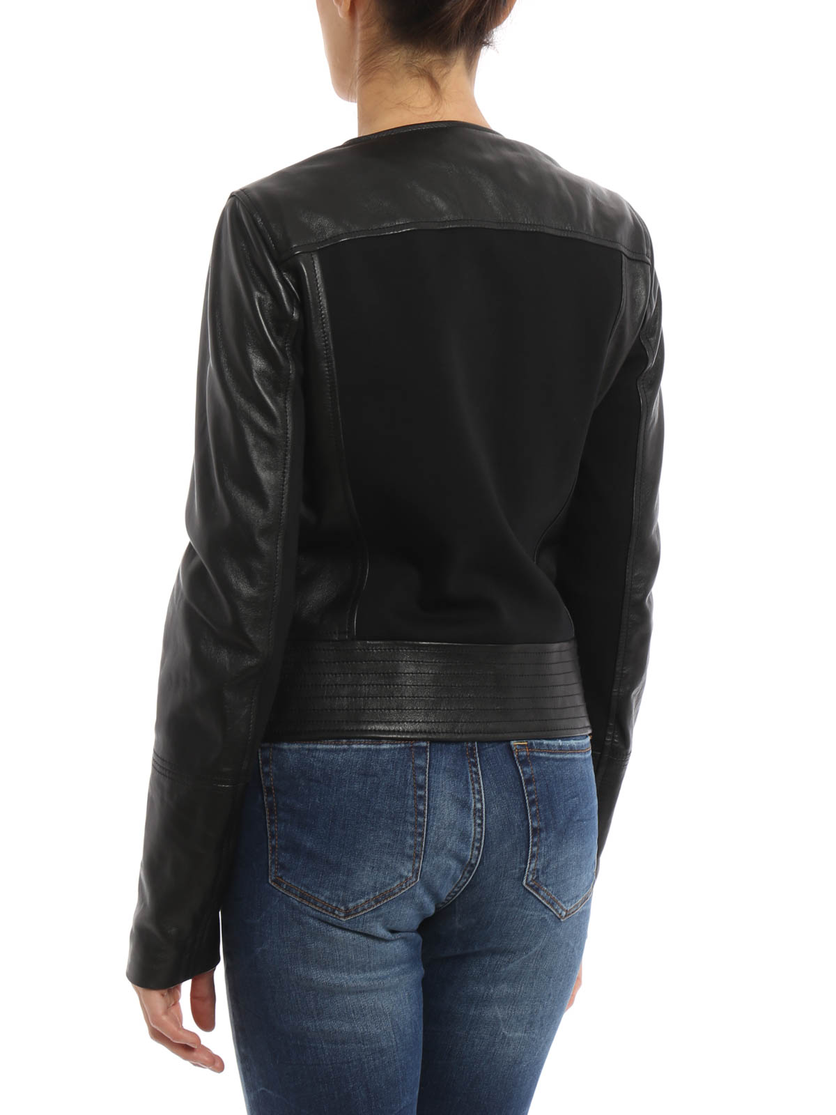 fay leather jacket