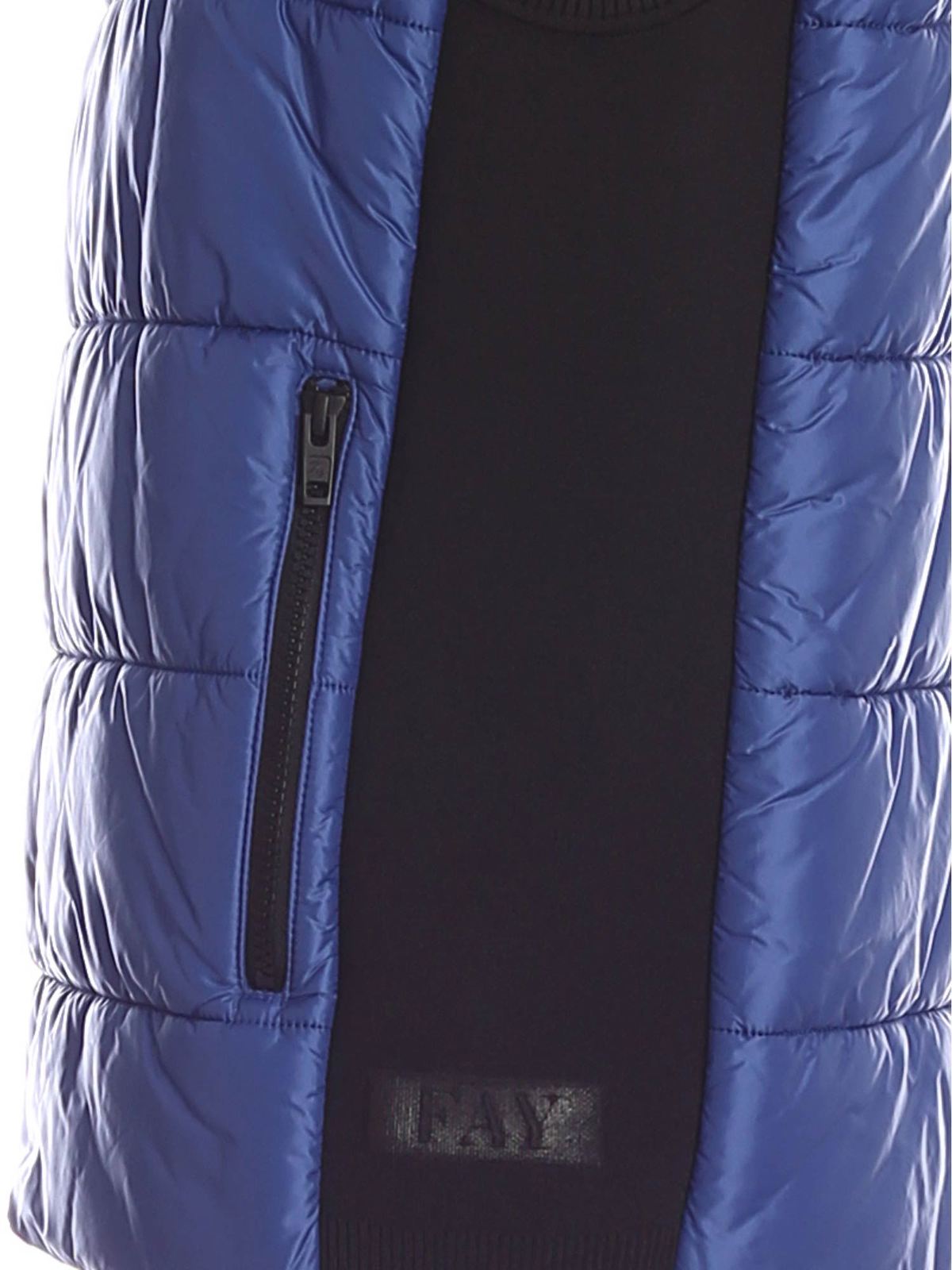 Padded jackets Fay - Waistcoat - NAM20410440RLEU802 | Shop online at iKRIX