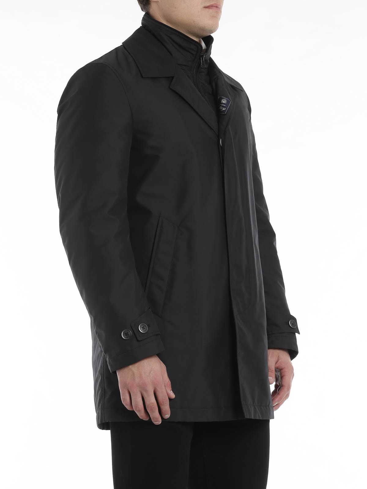 ダウン ハイテクコート Fay ダウンコート メンズ 黒 Namaxxb999