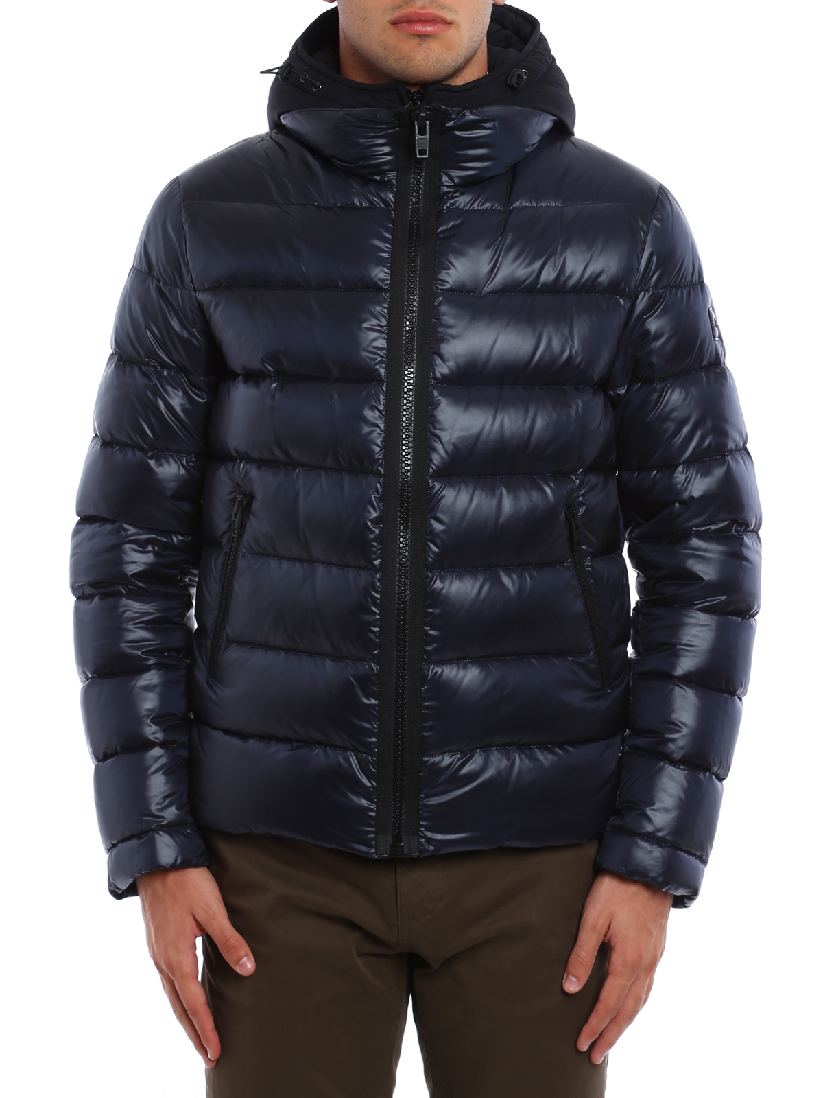 Fay - Double zip hooded padded jacket - padded jackets - NAM32350270OUFU807
