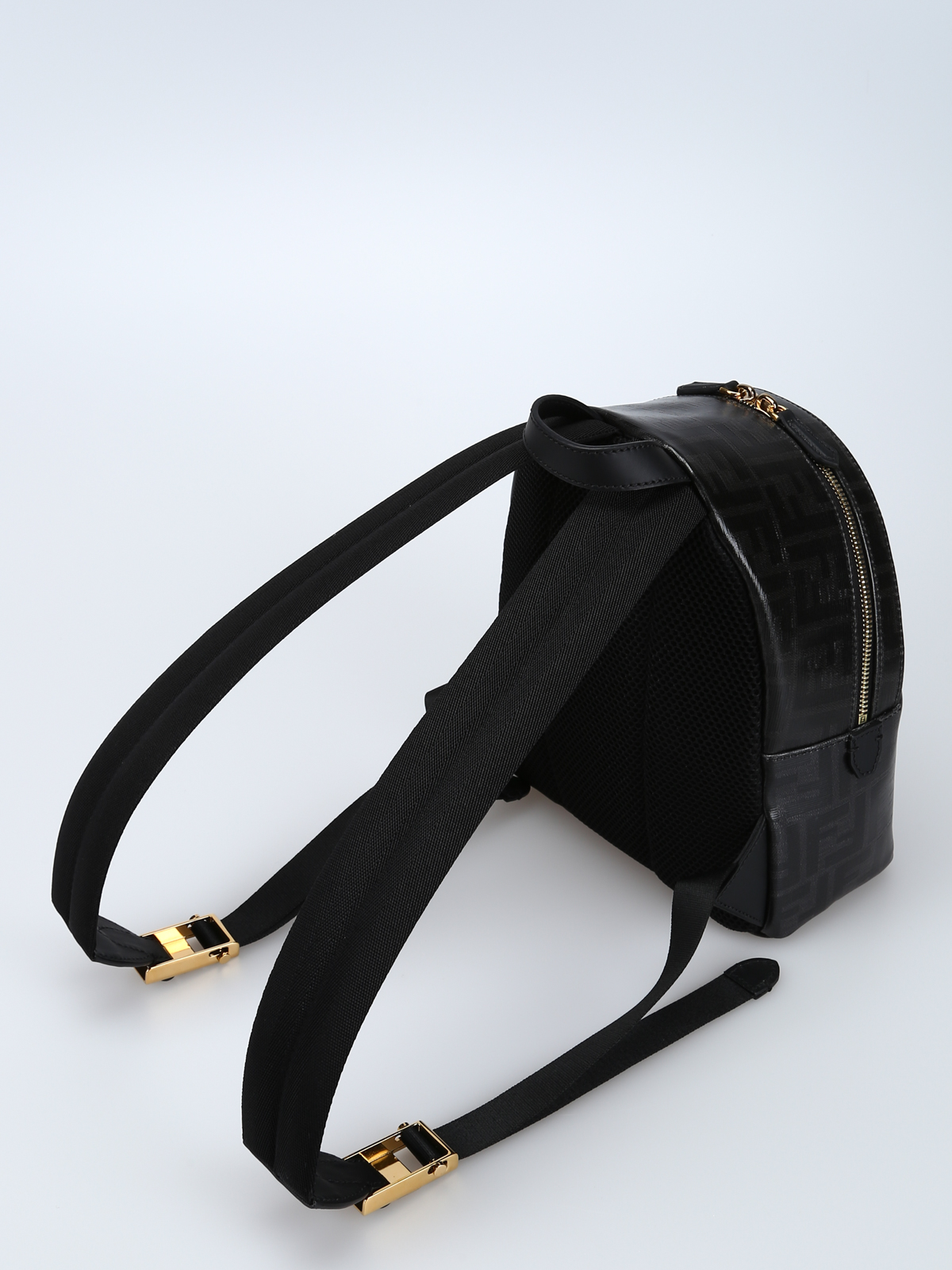 small black canvas backpack