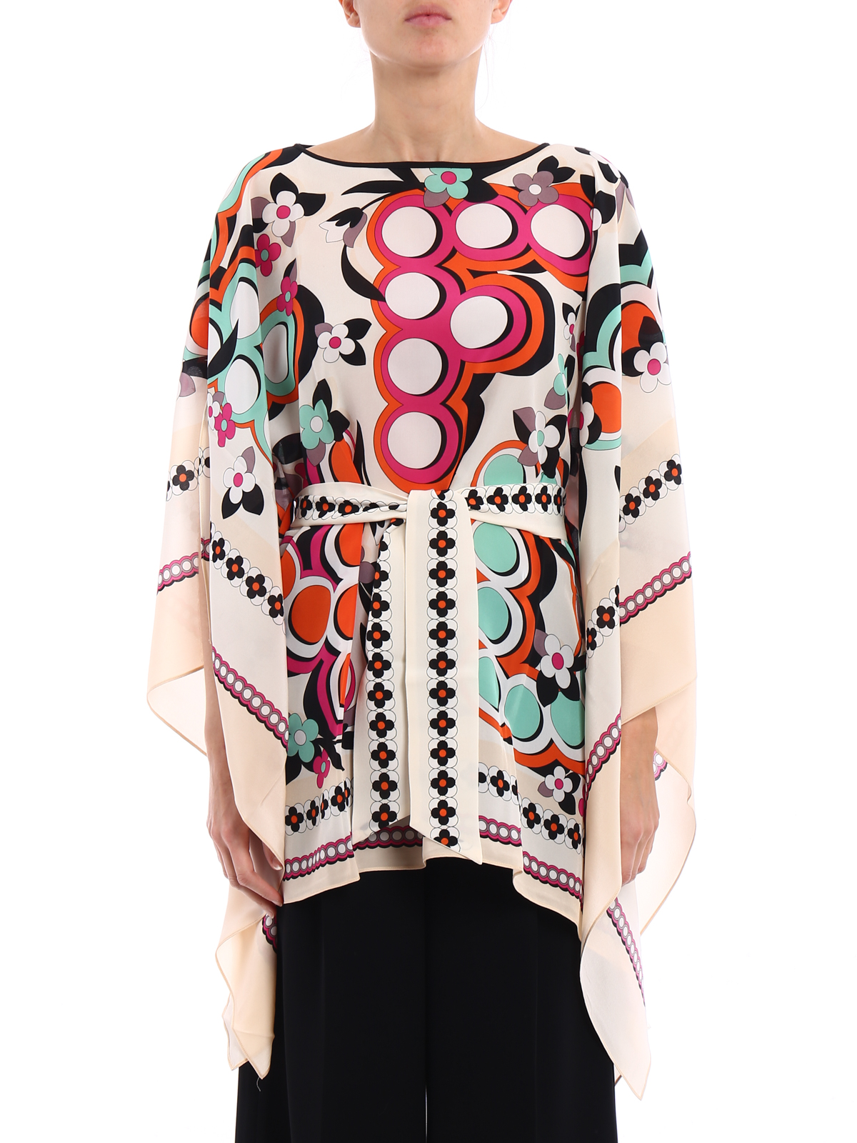 fendi print blouse