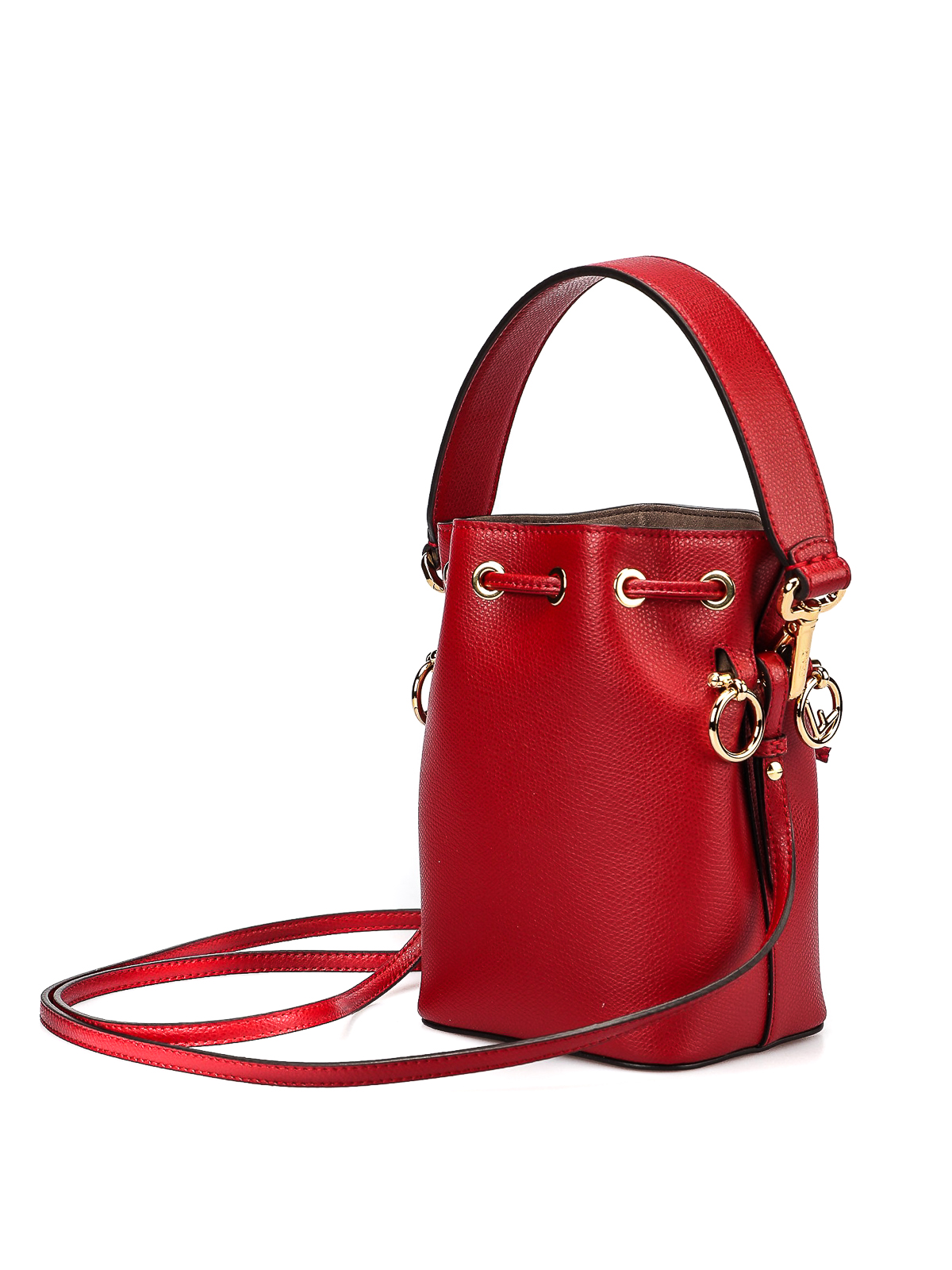 Fendi - Mon Tresor Mini red bucket bag 