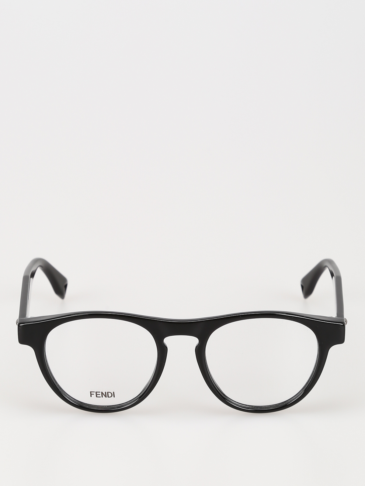 Glasses Fendi - Black rounded eyeglasses - FFM001580720 | iKRIX.com