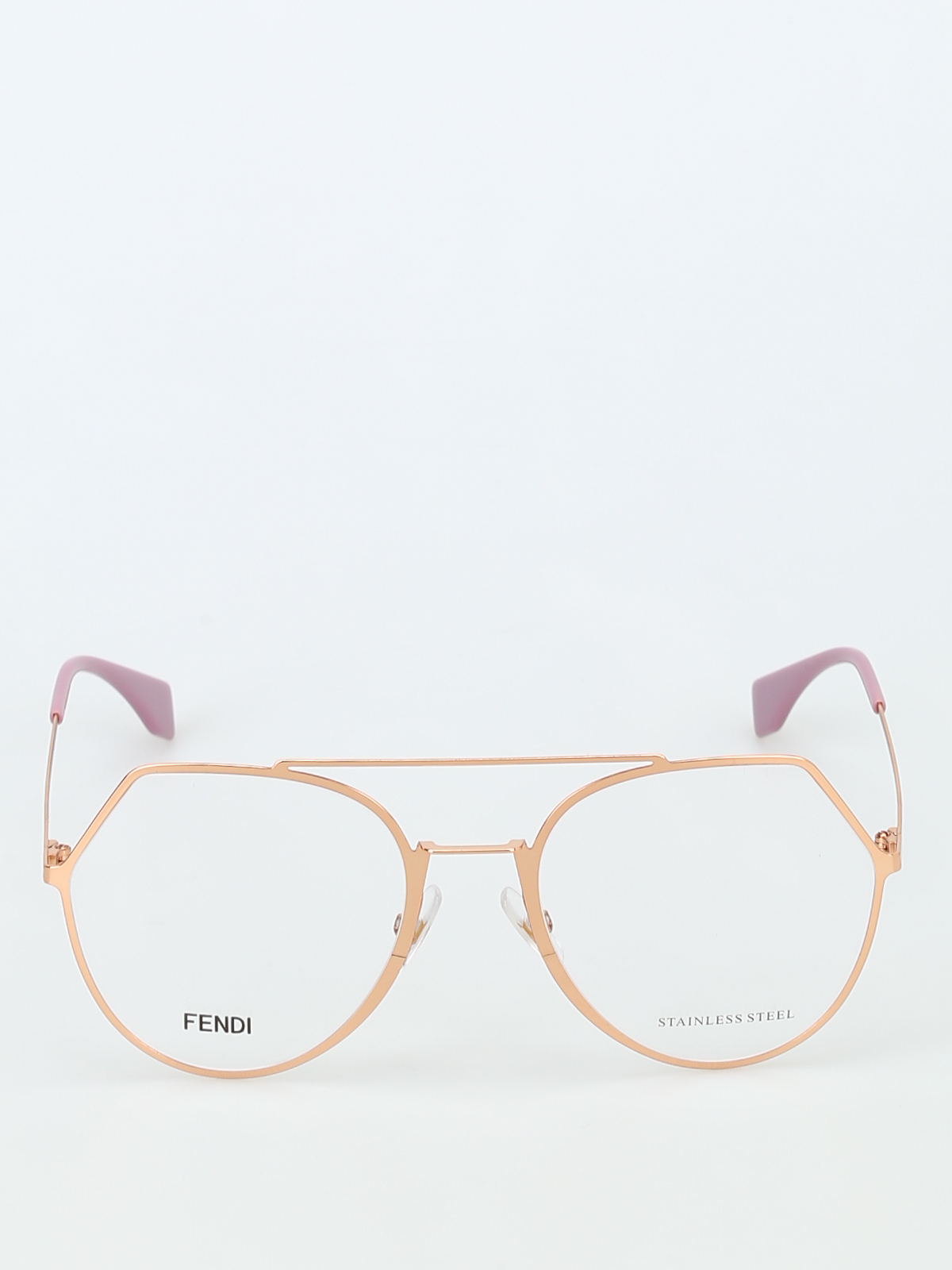 fendi stainless steel glasses