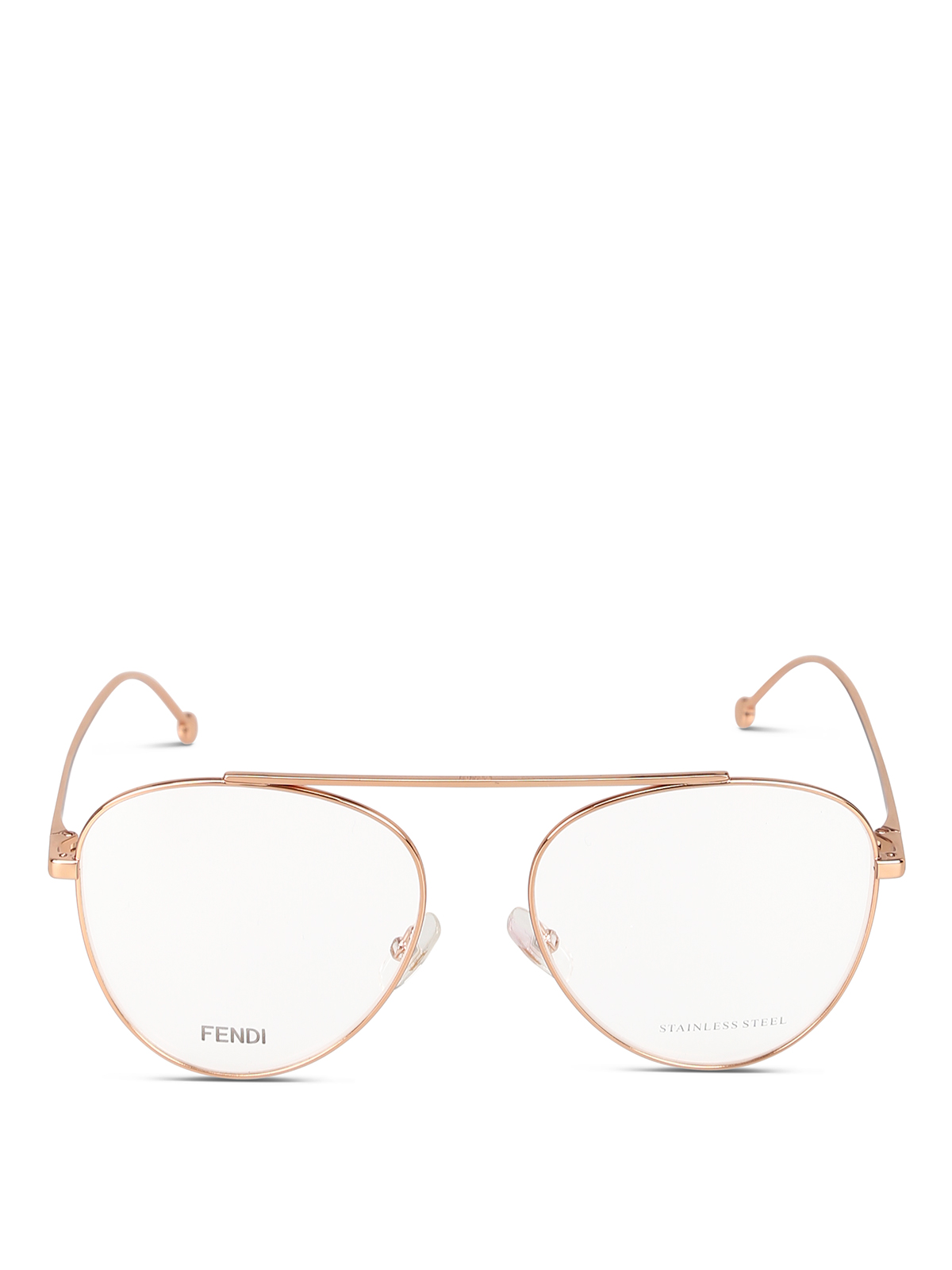 fendi stainless steel glasses