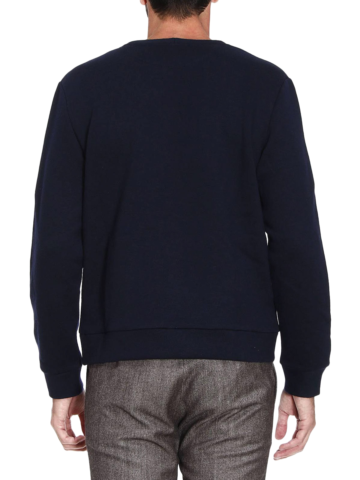 Embroidered viscose sweatshirt 
