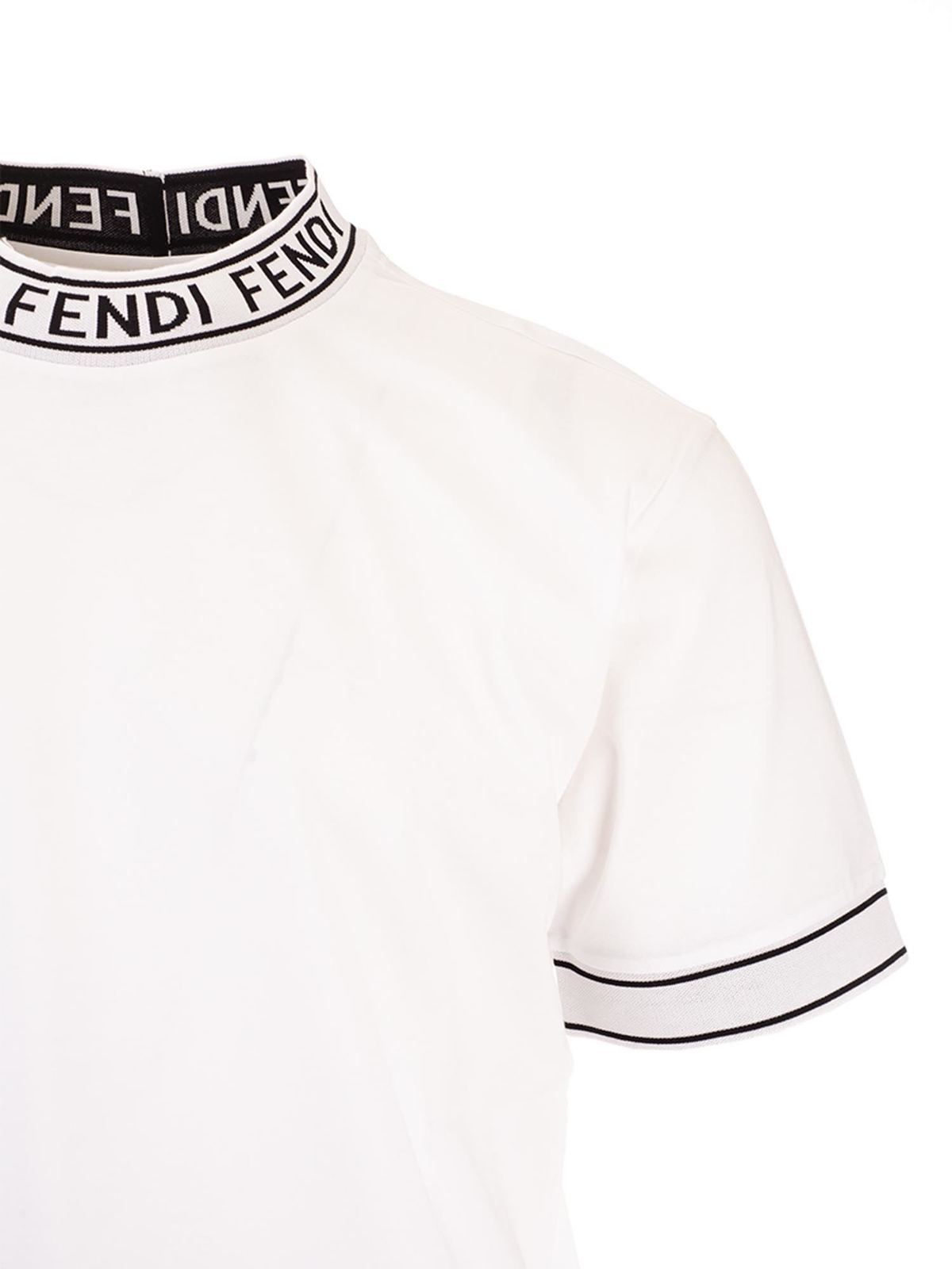 fendi black logo t shirt