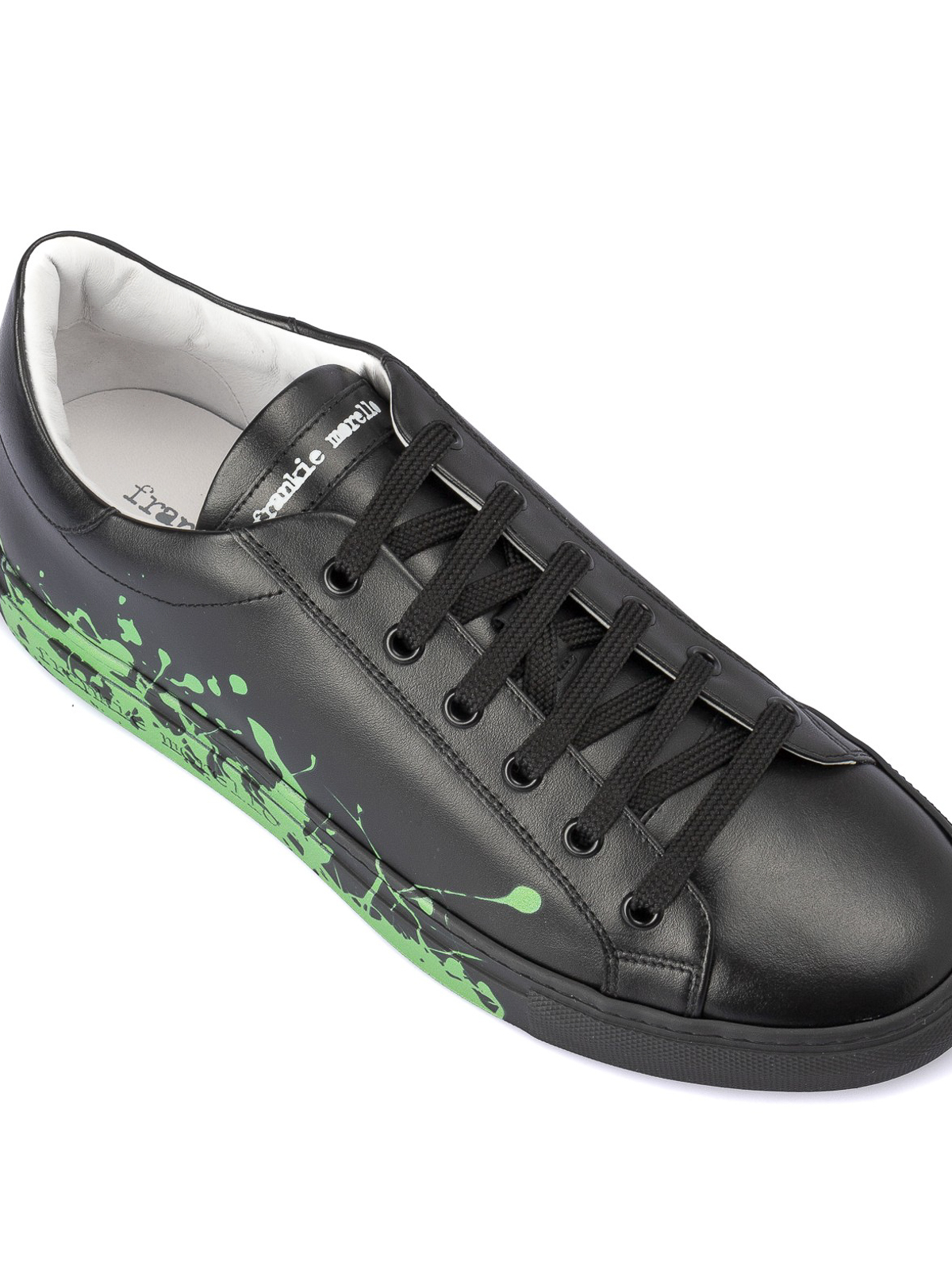 breedtegraad Mening tempo Trainers Frankie Morello - Paint spot leather sneakers - 9102A | iKRIX.com