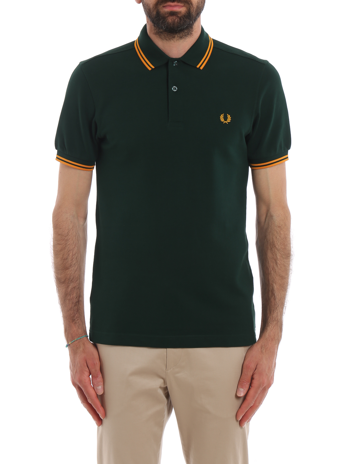 Fred Perry Polo - Verde Oscuro - | iKRIX tienda