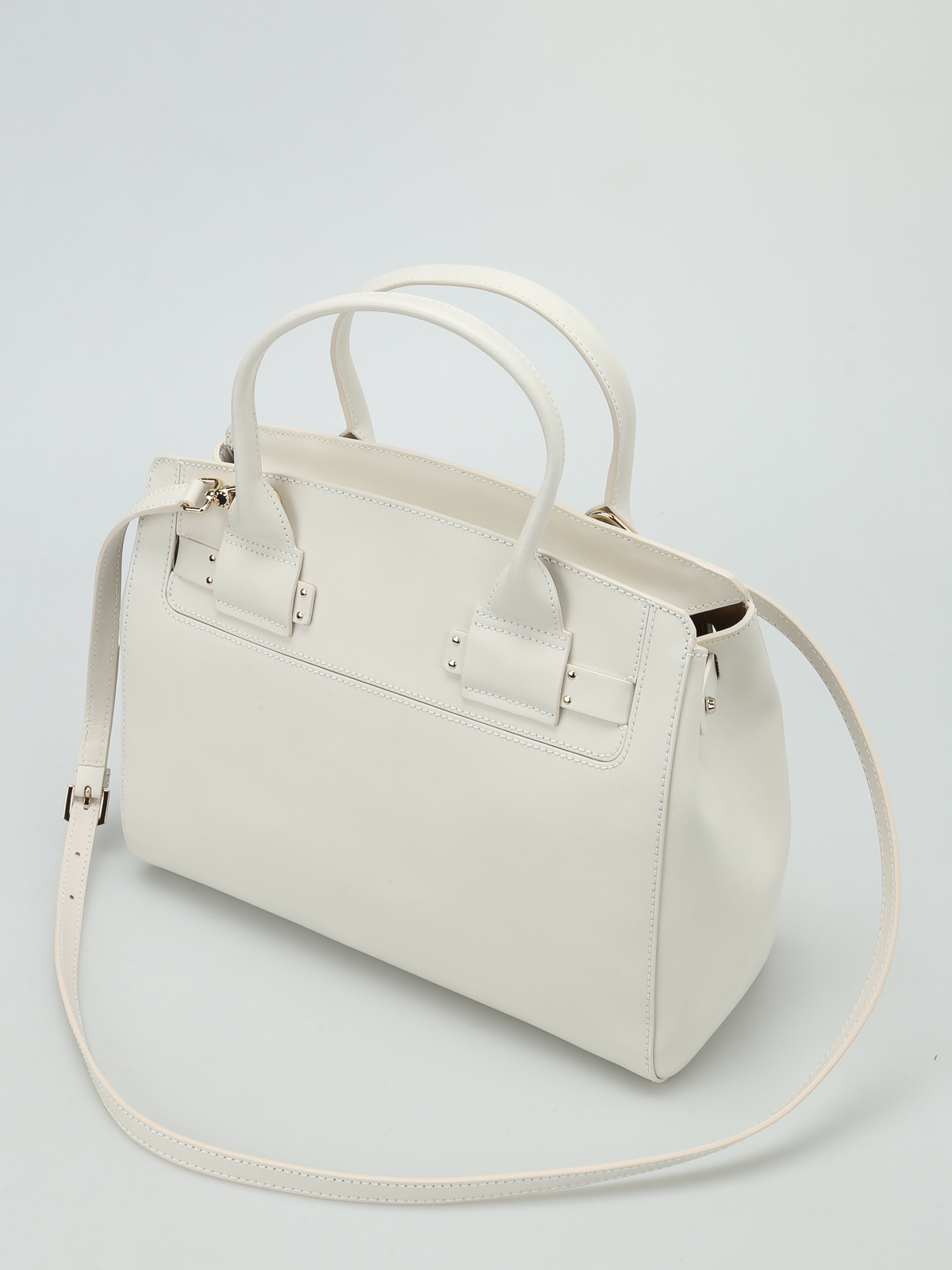 furla leather tote