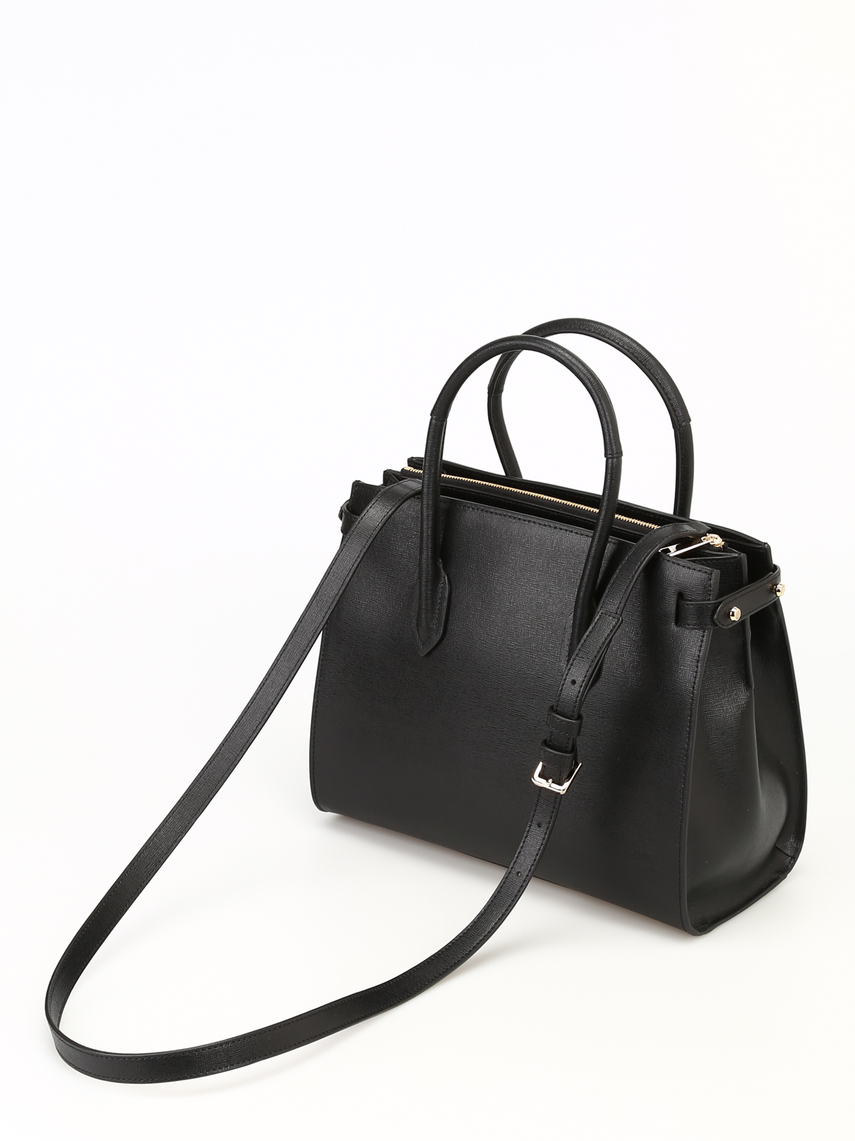 Furla - Pin S black saffiano leather 
