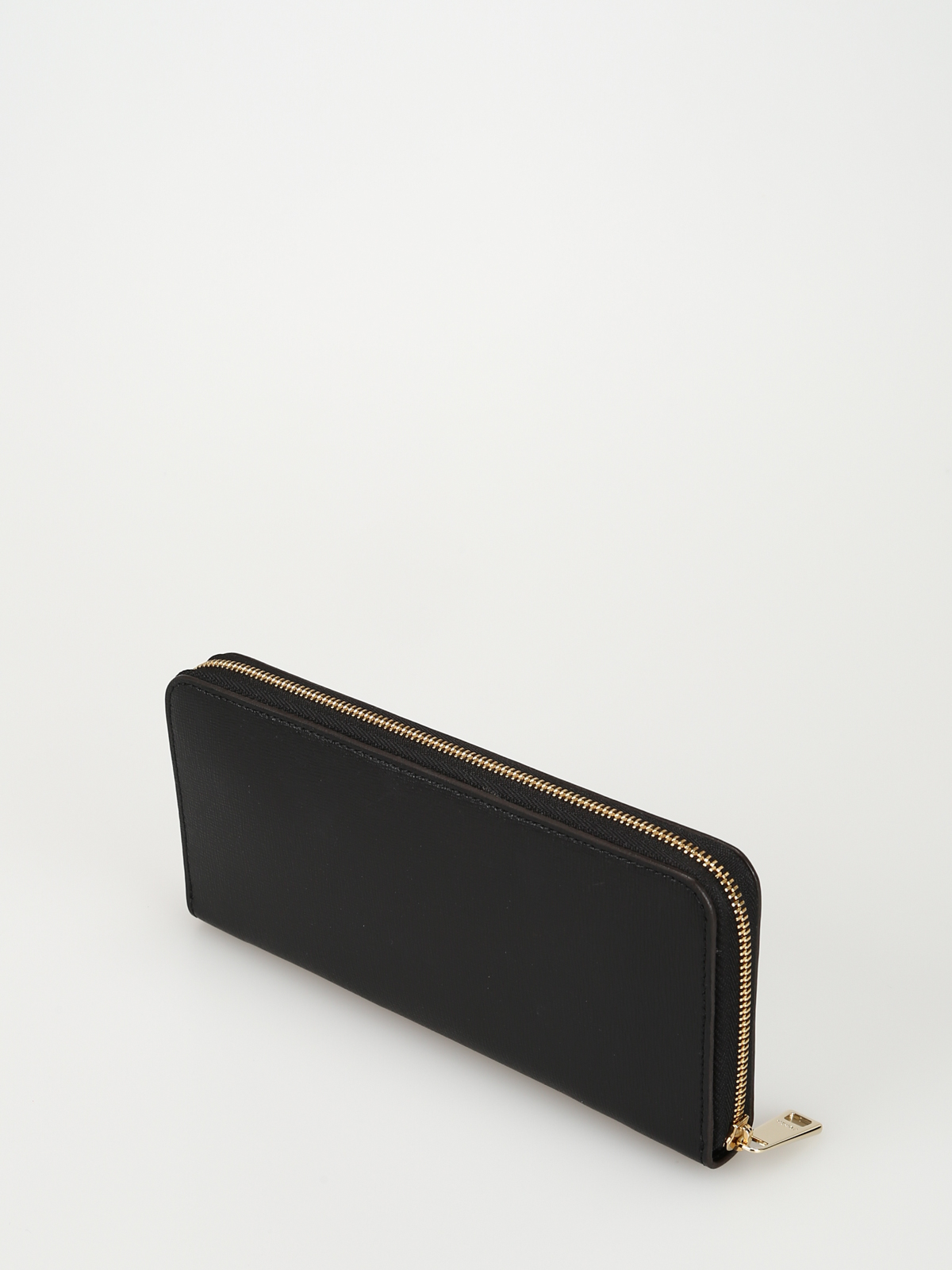 marketing De databank halen Wallets & purses Furla - Logo black leather wallet - 1006869 | iKRIX.com