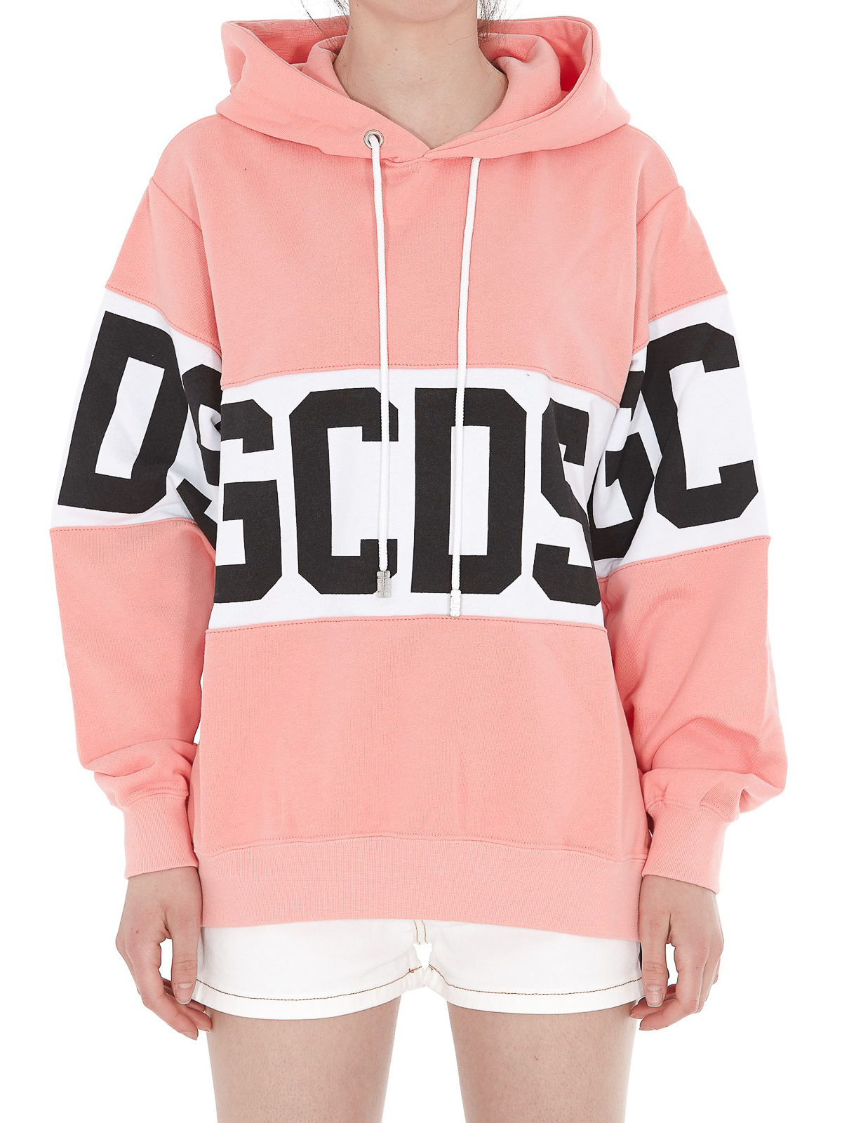 pink cotton hoodie