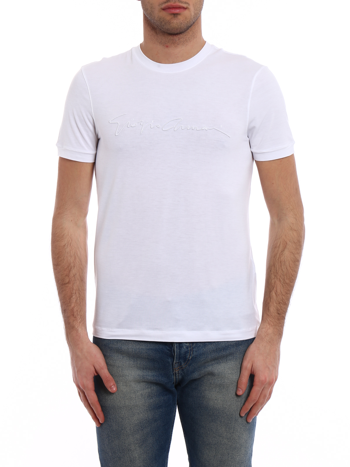 giorgio armani white t shirt