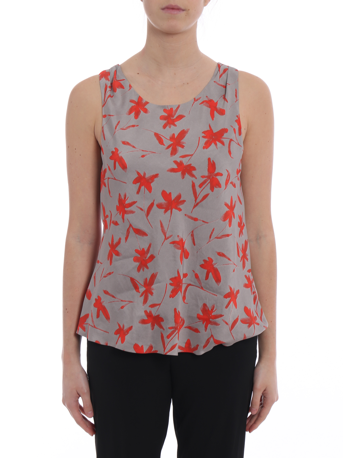 armani printed tops