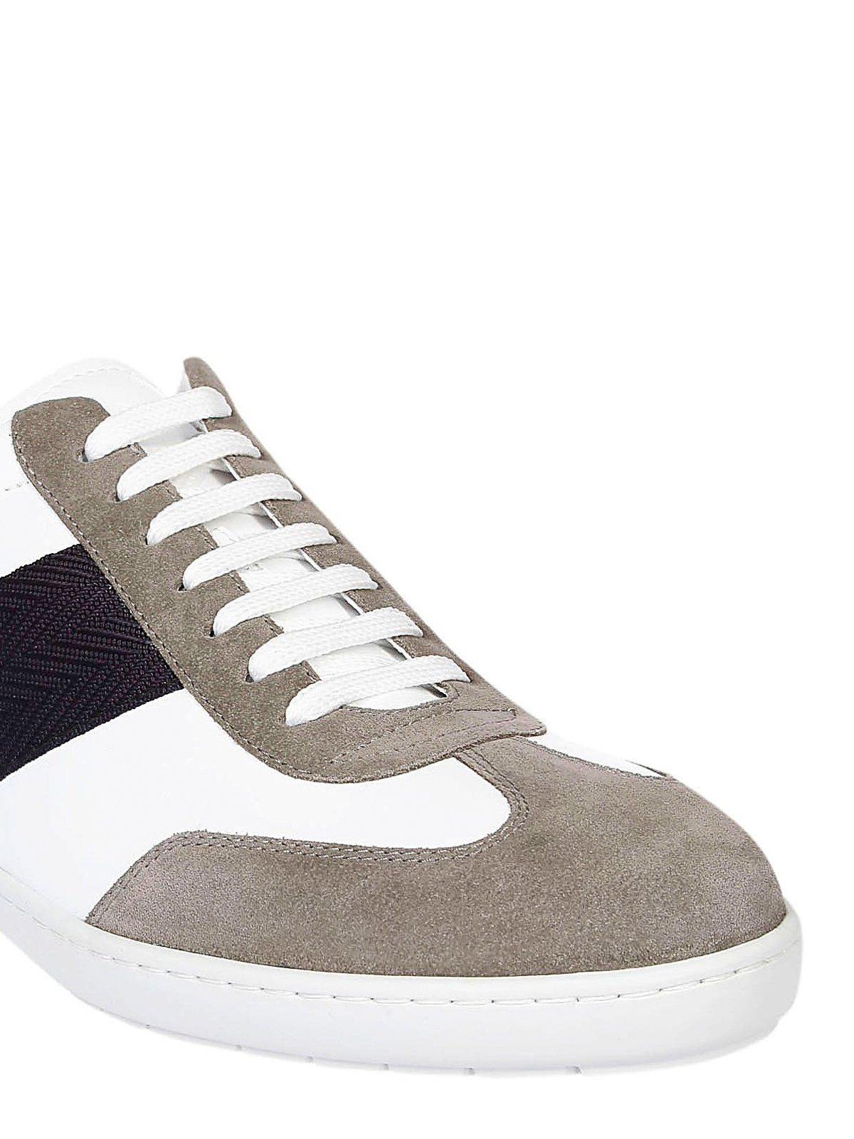 Trainers Giorgio Armani - Two-tone leather and suede sneakers -  X2X097XL930N961