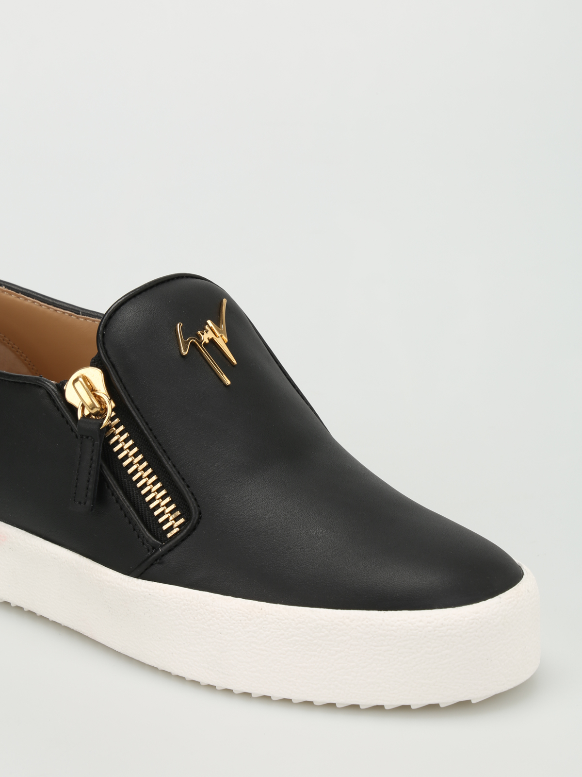 May London leather slip-ons 