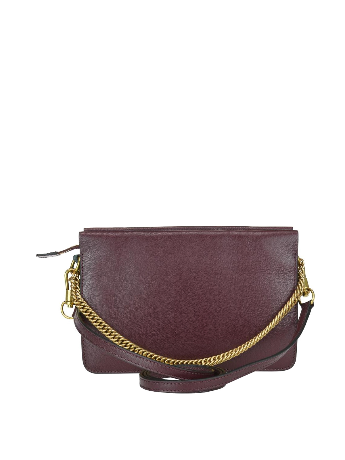 Cross body bags Givenchy - Cross 3 burgundy leather small bag ...