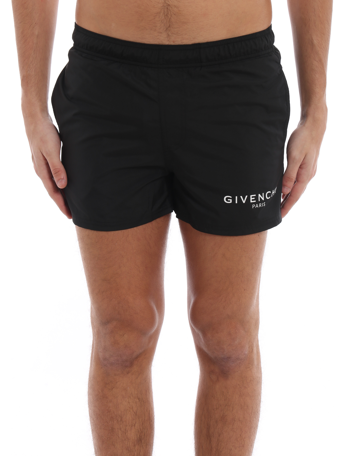 Swim shorts & swimming trunks Givenchy - Logo lettering tech fabric swim  shorts - BMA0061Y5N001