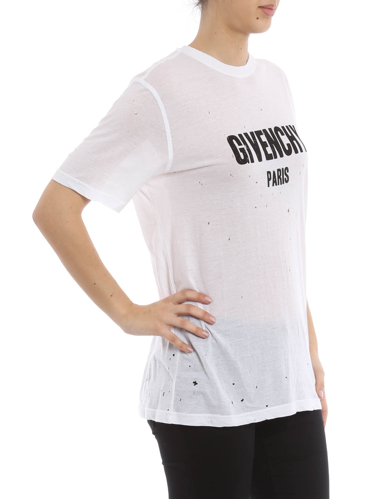 Givenchy T Shirt Mit Locher T Shirts 16p Ikrix Com