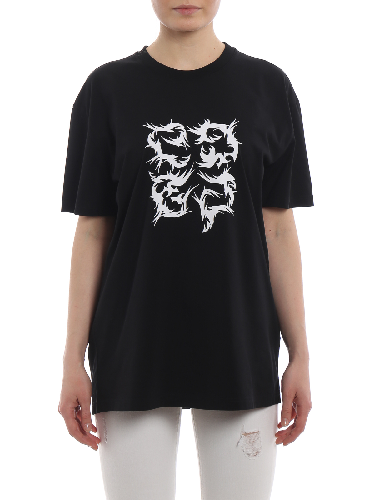 givenchy flame t shirt