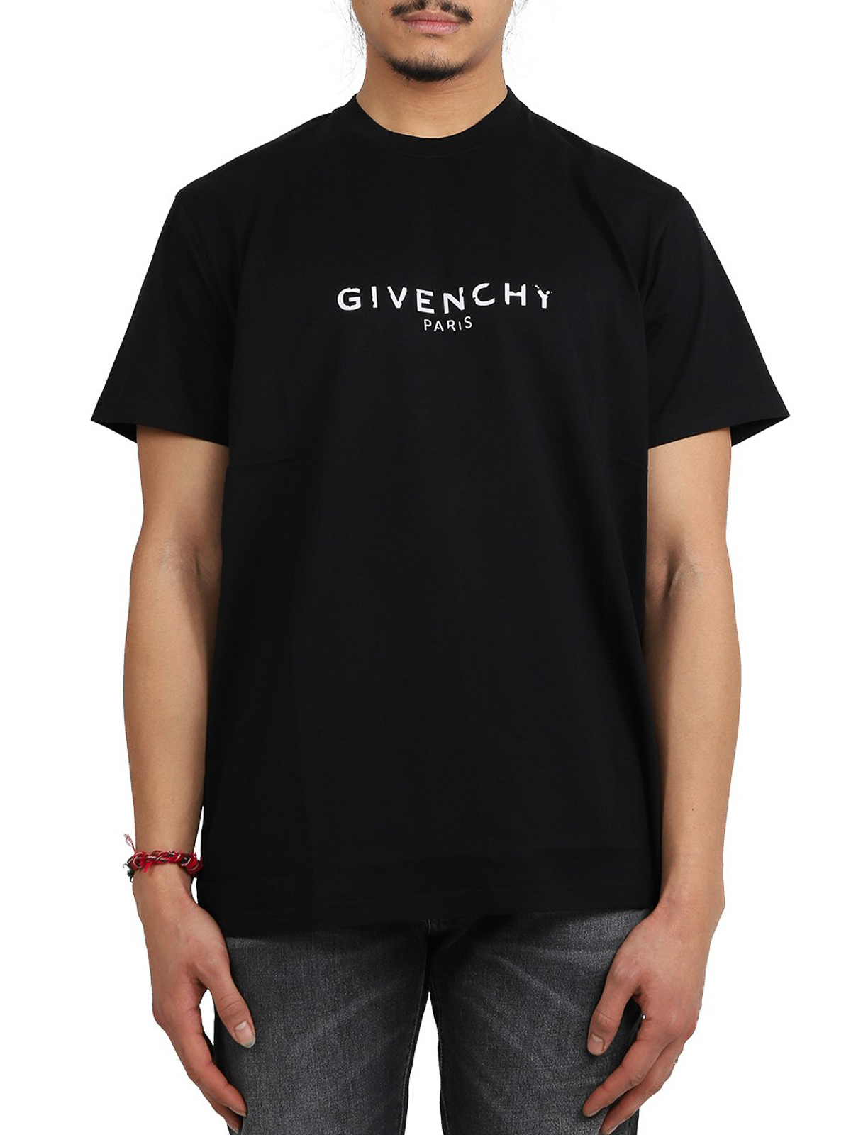 T-shirts Givenchy - Logo T-shirt - BM70KC3002001 | Shop online at