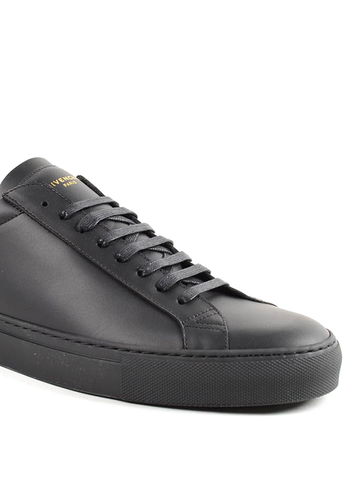 givenchy black leather sneakers
