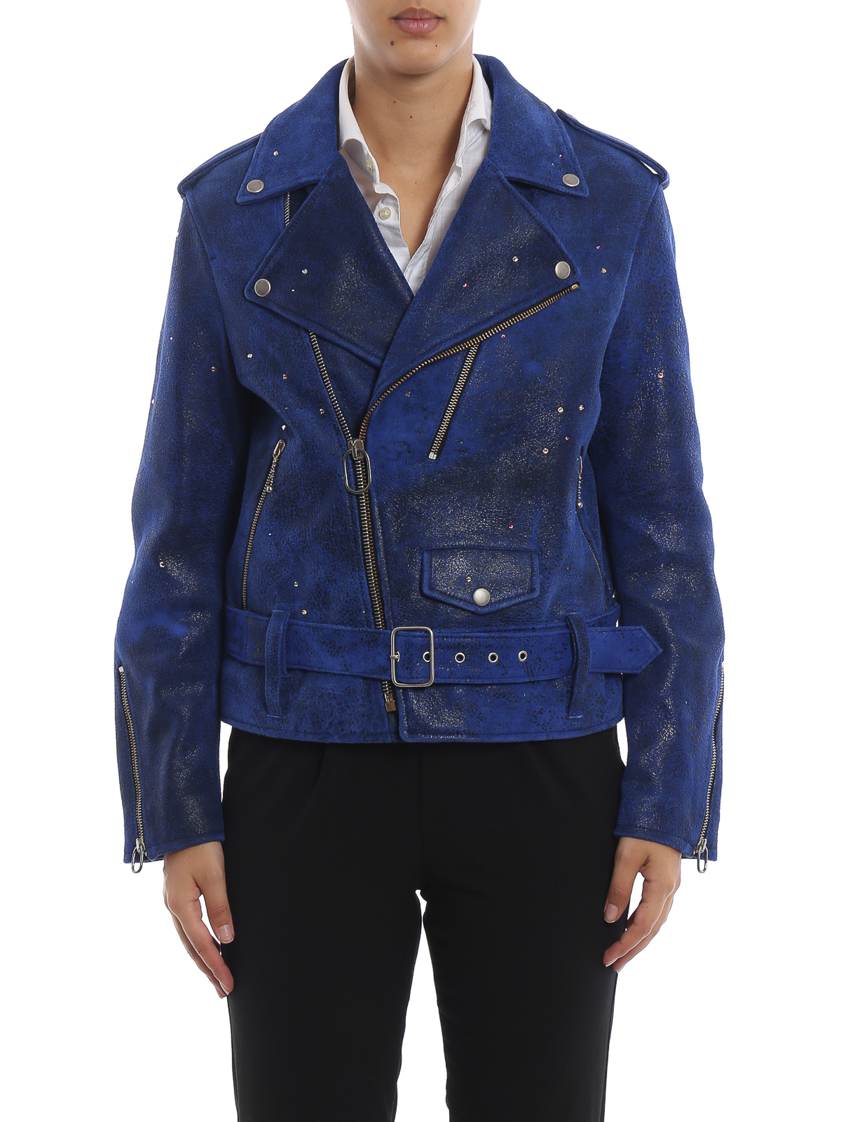 golden goose biker jacket