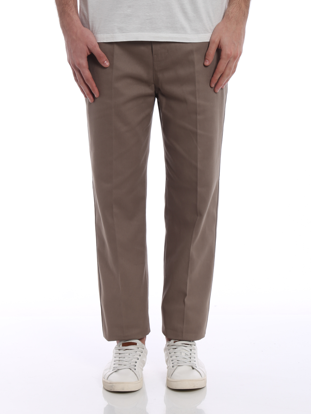 brown denim jeans