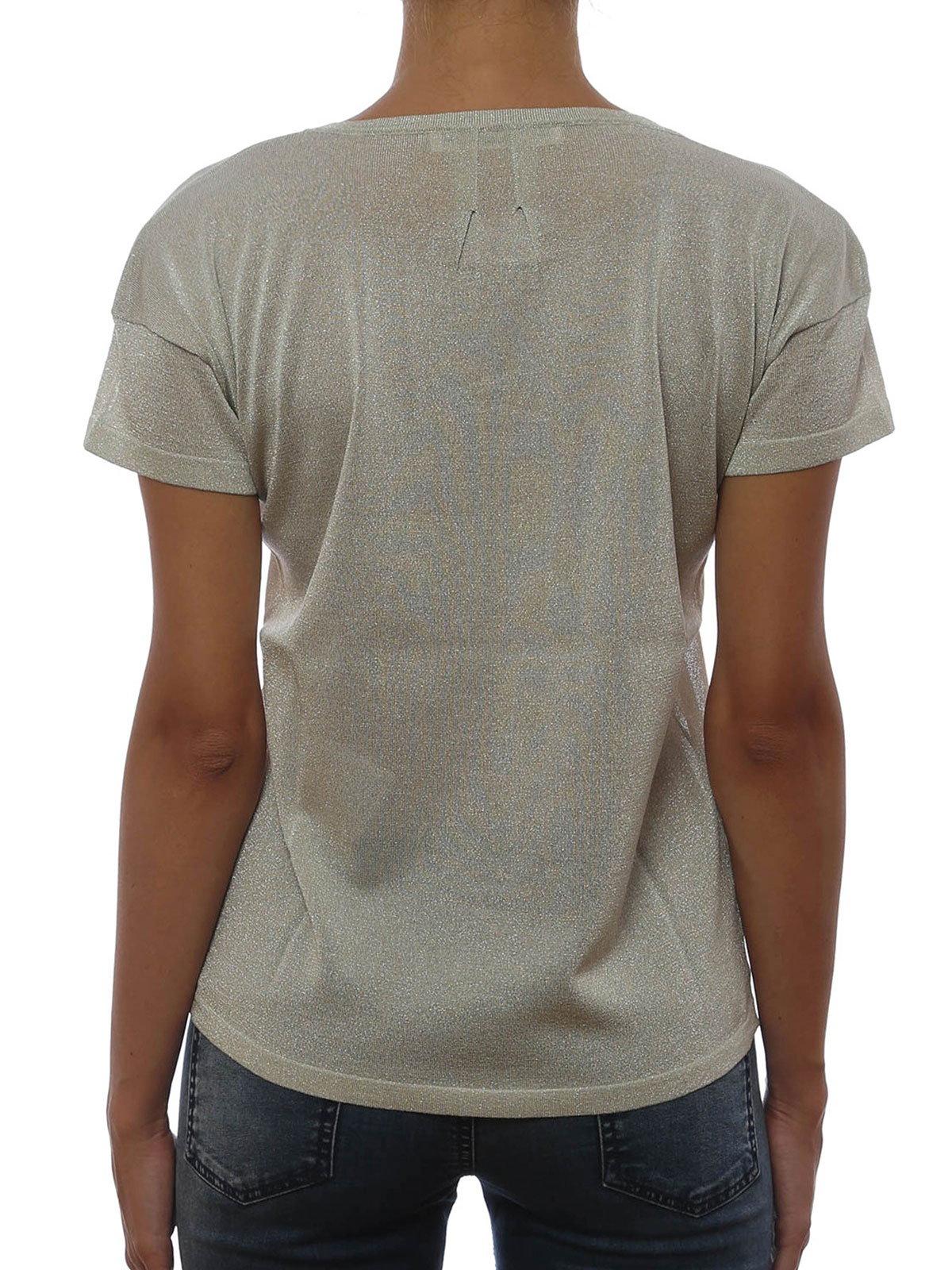 T-shirts Golden Goose - Shiny T-shirt - G29WP822A2 | Shop online at iKRIX