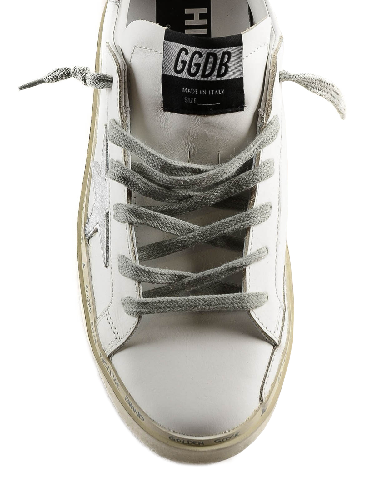 leather star trainers