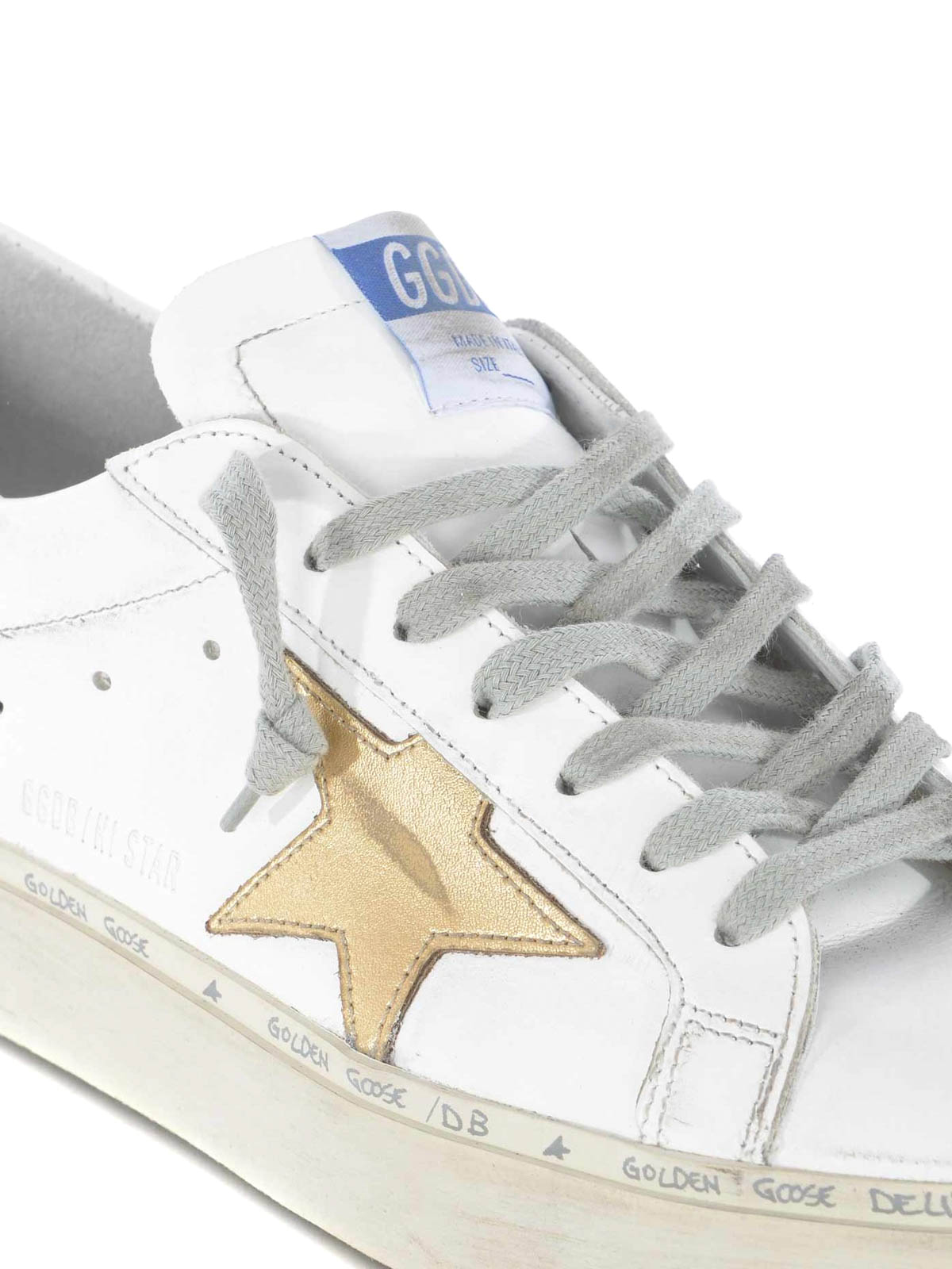 Golden Goose - Sneaker Hi Star con stella dorata - sneakers - G34MS945A7