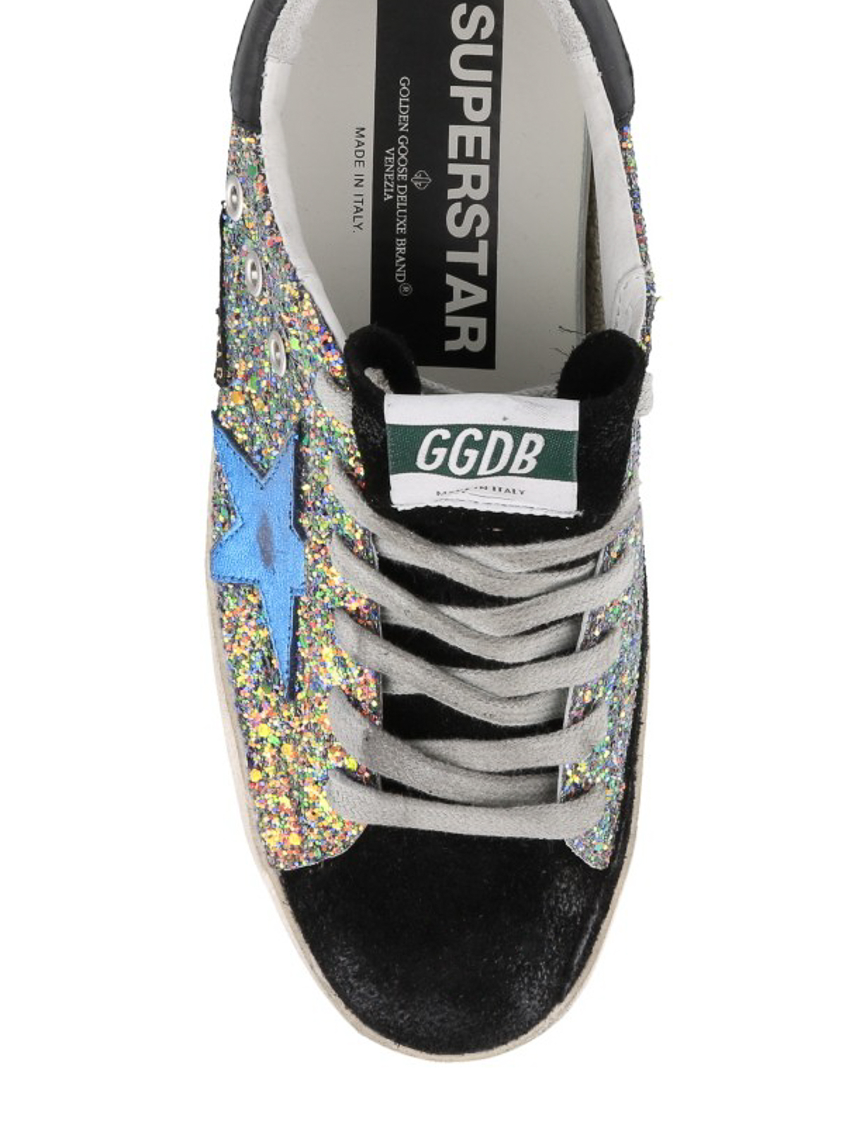 superstar glitter trainers