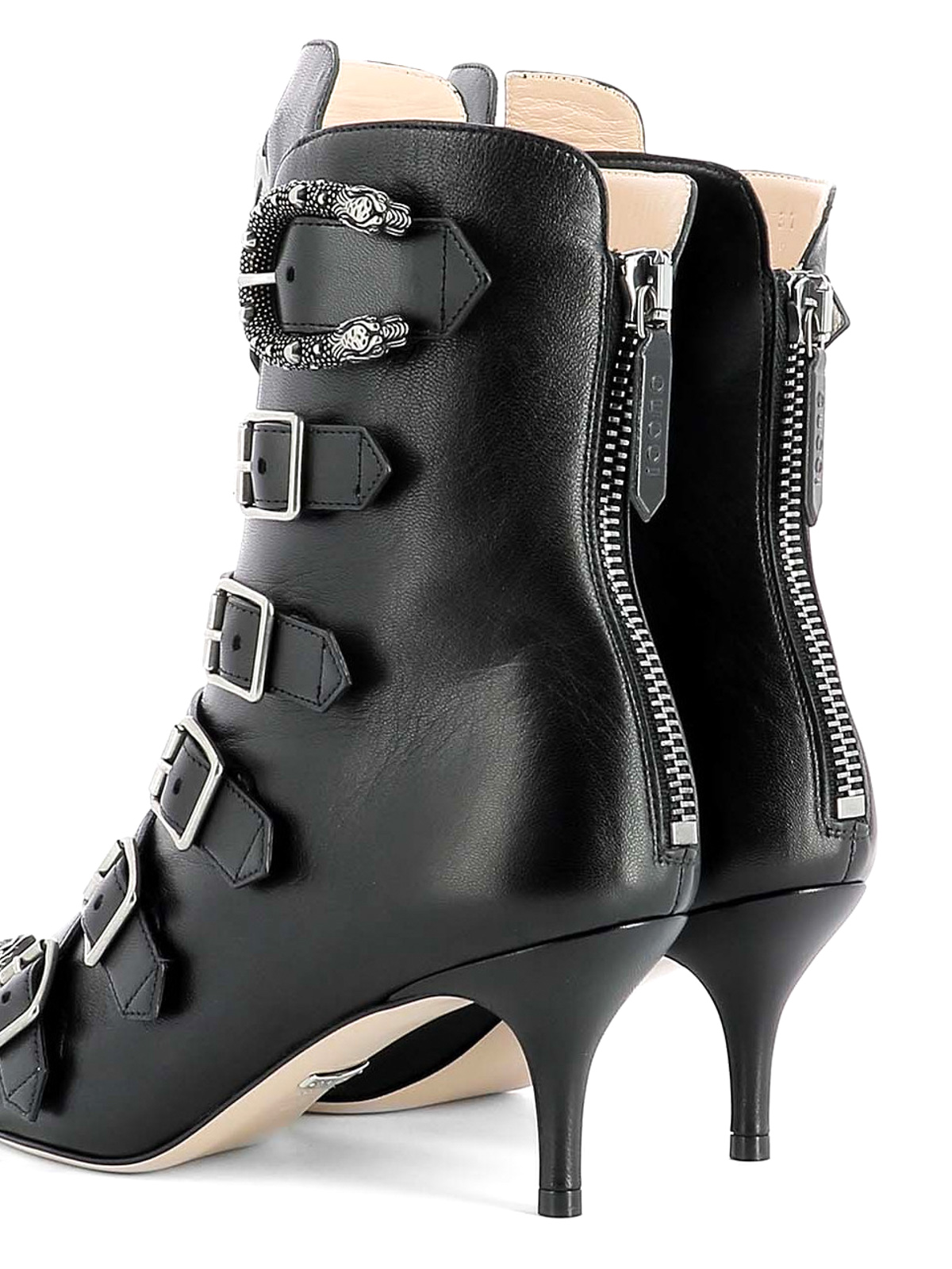 zip detail booties - ankle boots 
