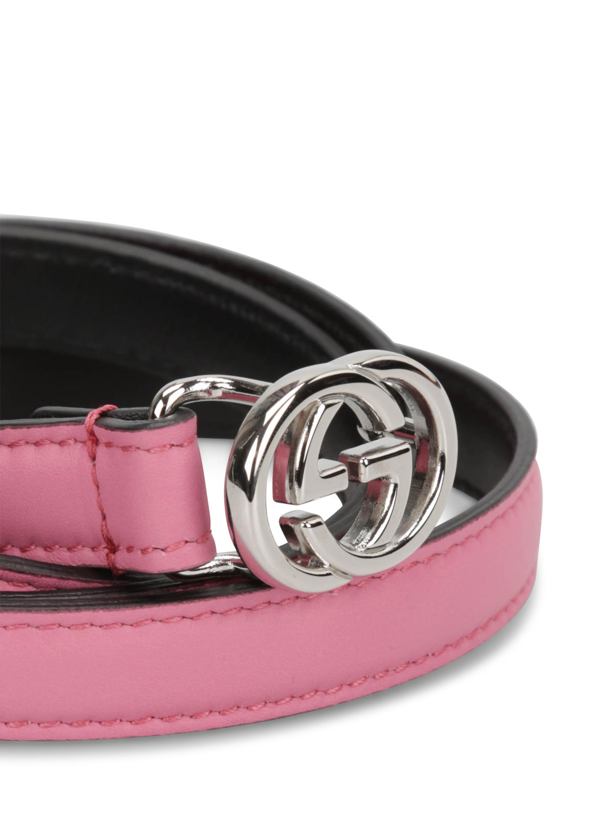 Gucci - GG buckle leather belt - belts - 370552 AP00N 5528 | 0