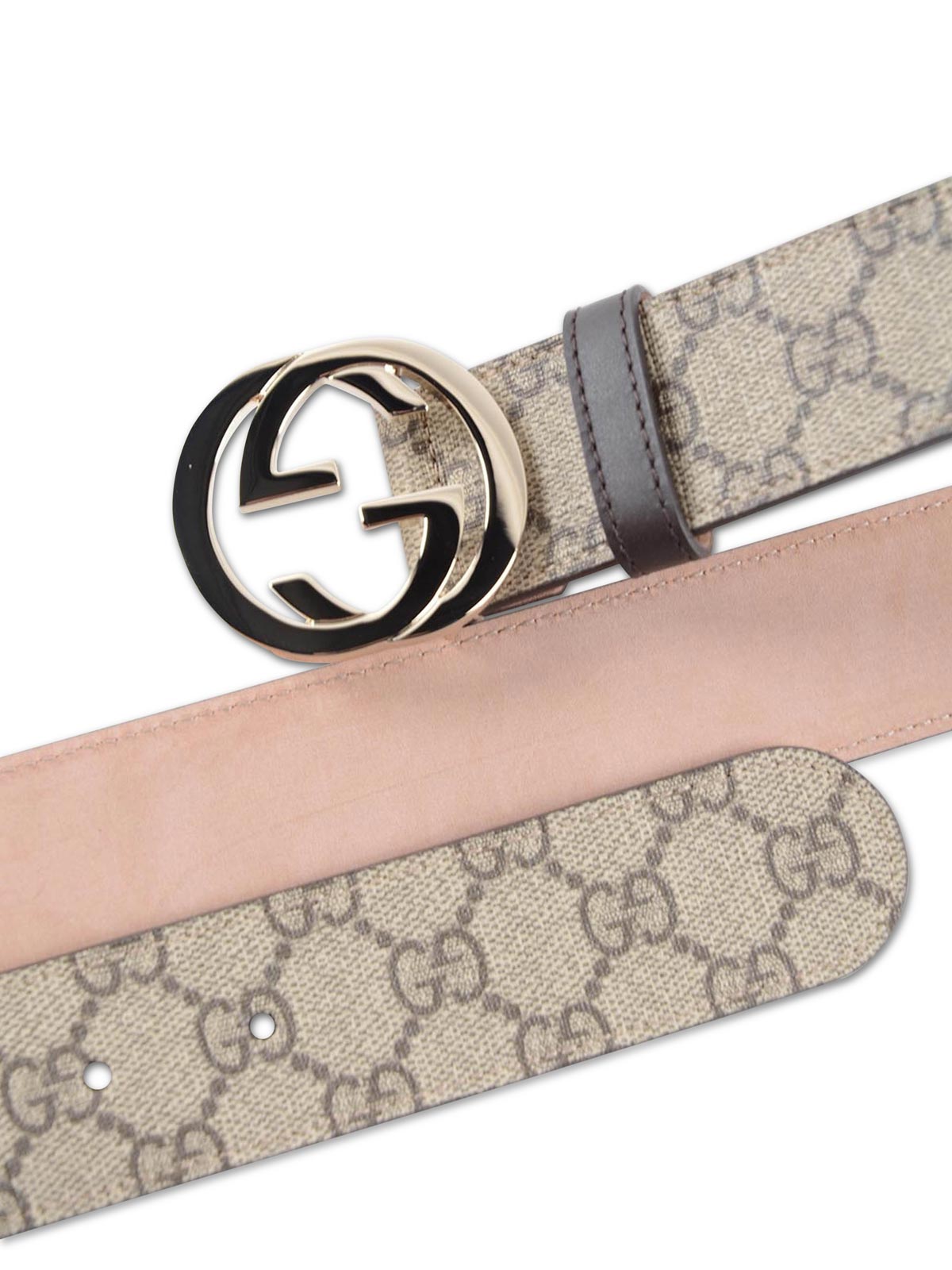 Gucci - GG Supreme belt - belts - 370543 KGDHG 9643